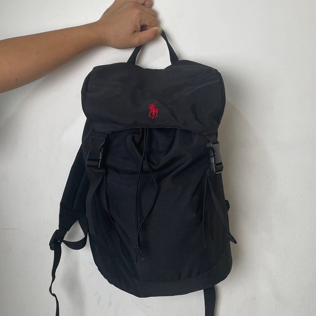 Polo Ralph Lauren Polo Ralph Lauren PRL Small Backpack Bag in Black Size ONE SIZE - 1 Thumbnail