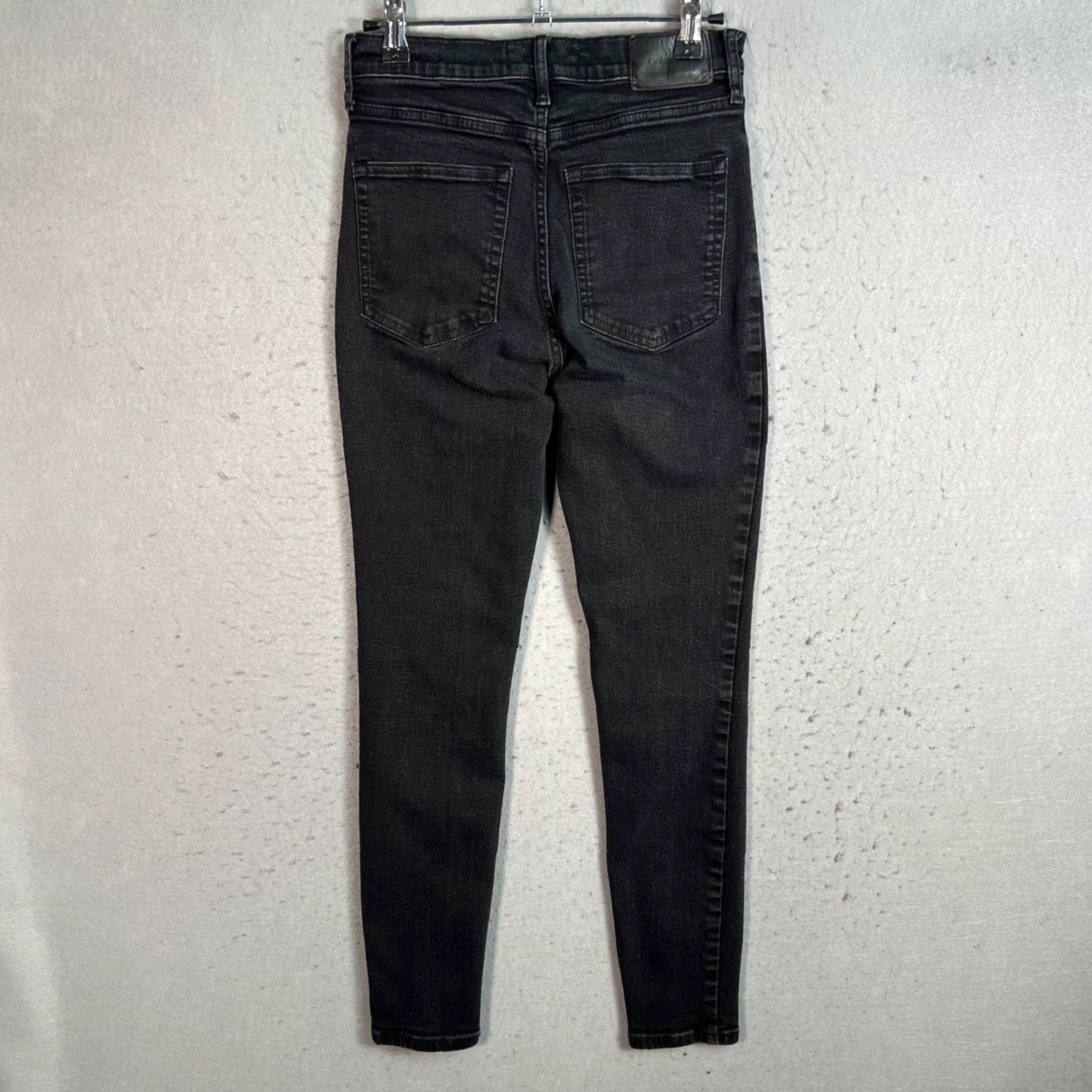 Everlane Everlane The High Rise Skinny Jeans Womens Size 27 Black Denim Size 26" / US 2 / IT 38 - 2 Thumbnail