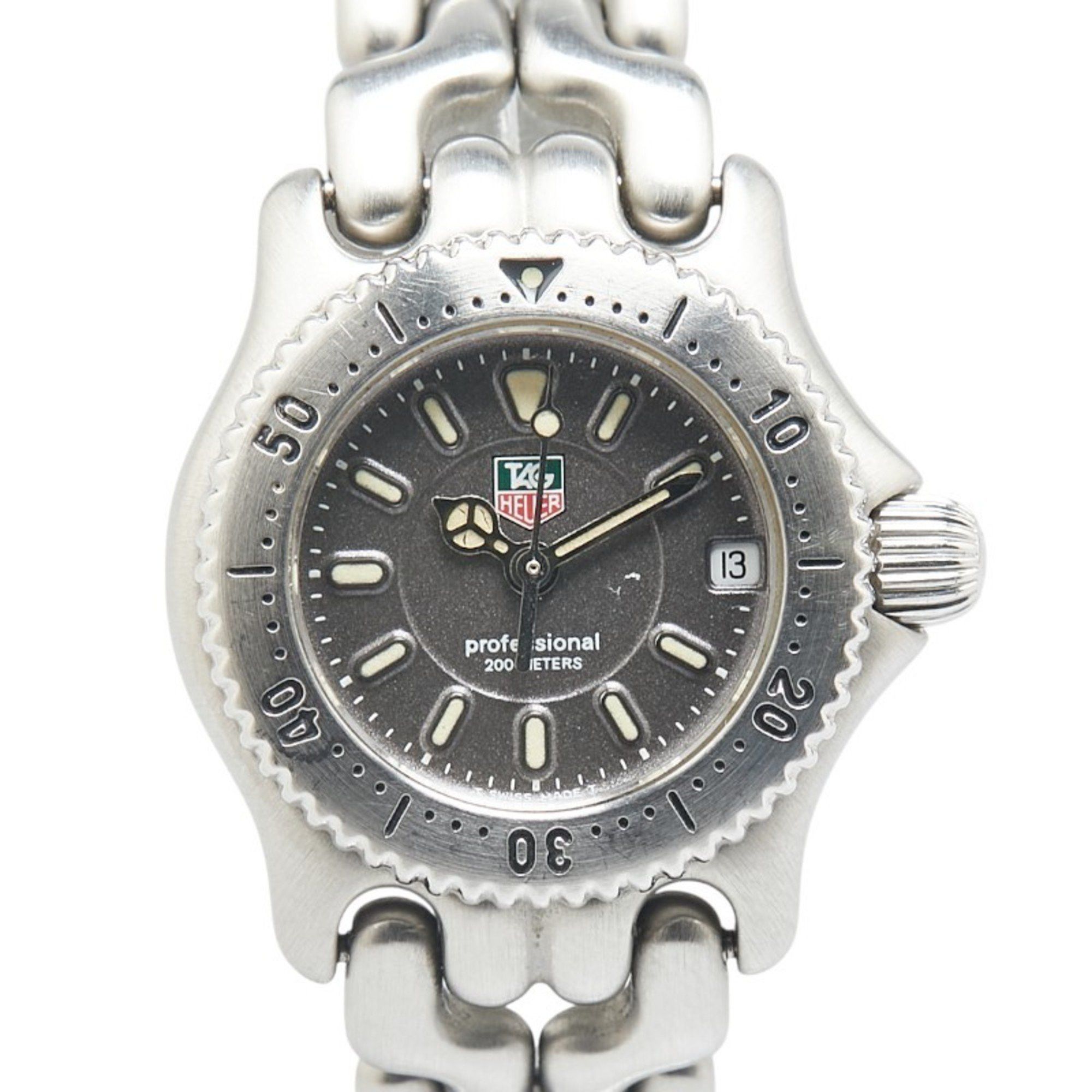 Tag Heuer Cell Watch Wg1413-0 Quartz Grey Dial Ladies Heuer, Women's