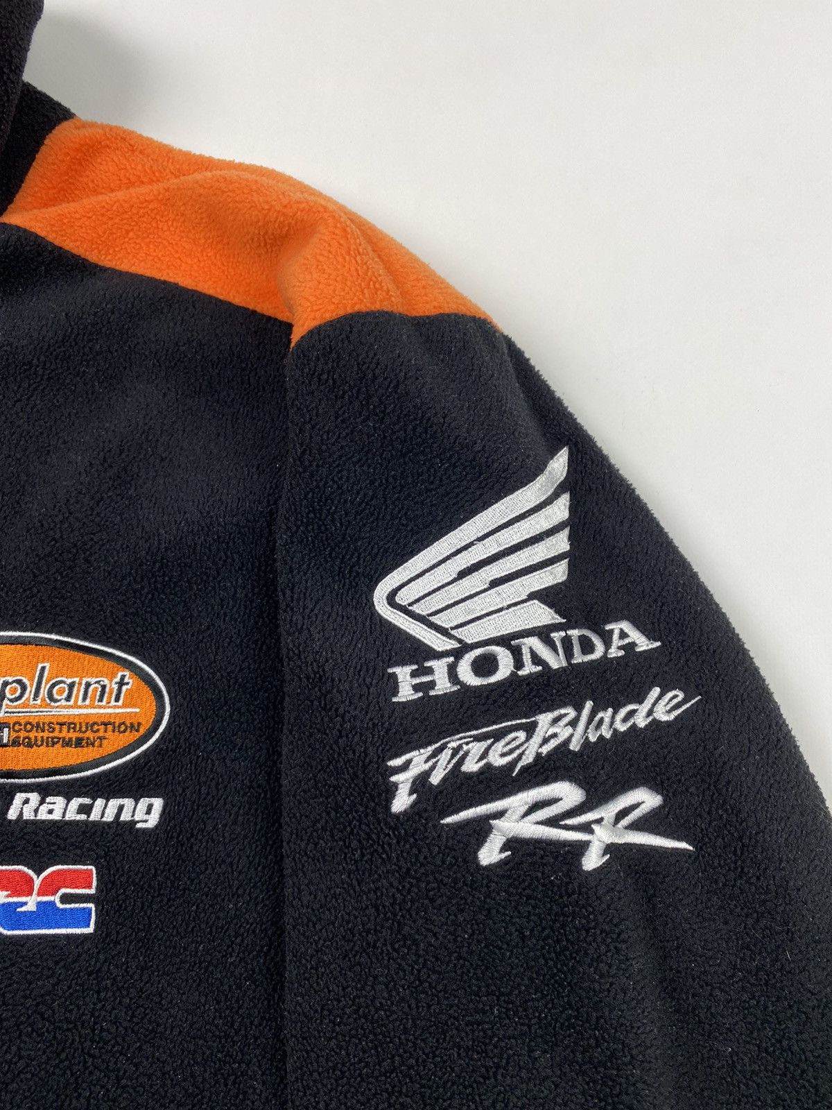 2000’s Vintage Honda HM Plant Moto Team Racing Fleece Jacket