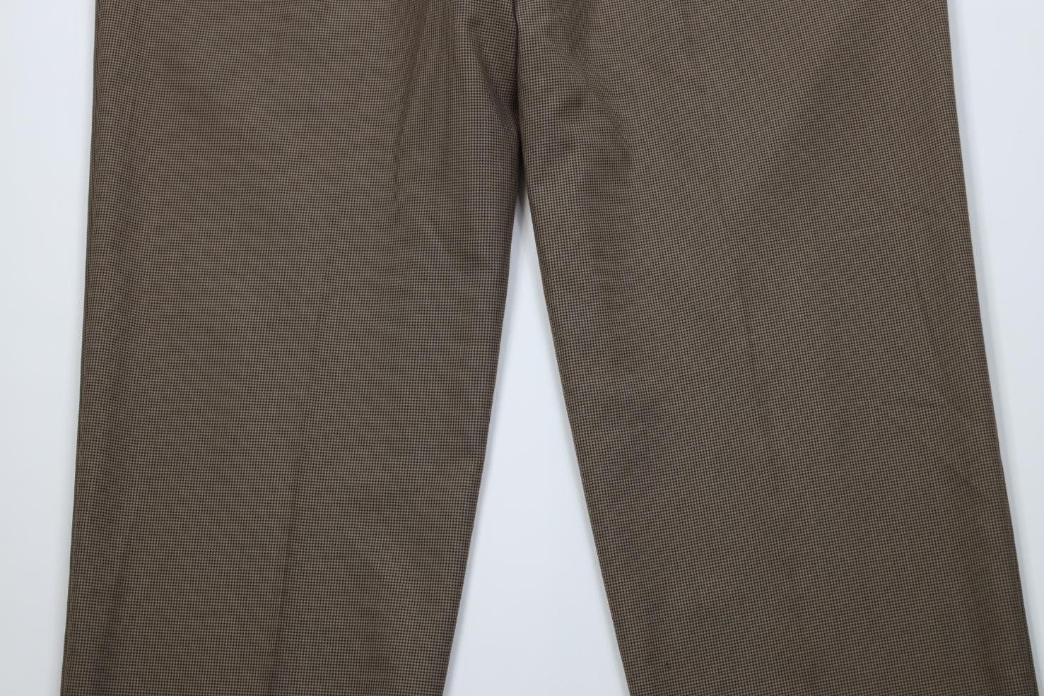 Vintage Vintage 90s Streetwear Gabardine Houndstooth Wide Leg Pants Size US 38 / EU 54 - 12 Thumbnail