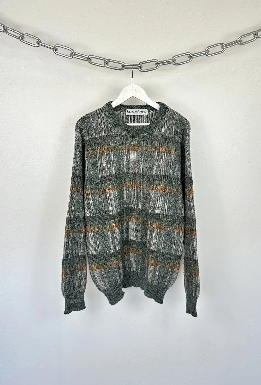 Giorgio Armani Giorgio Armani Wool Sweater Size US XL / EU 56 / 4 - 1 Thumbnail