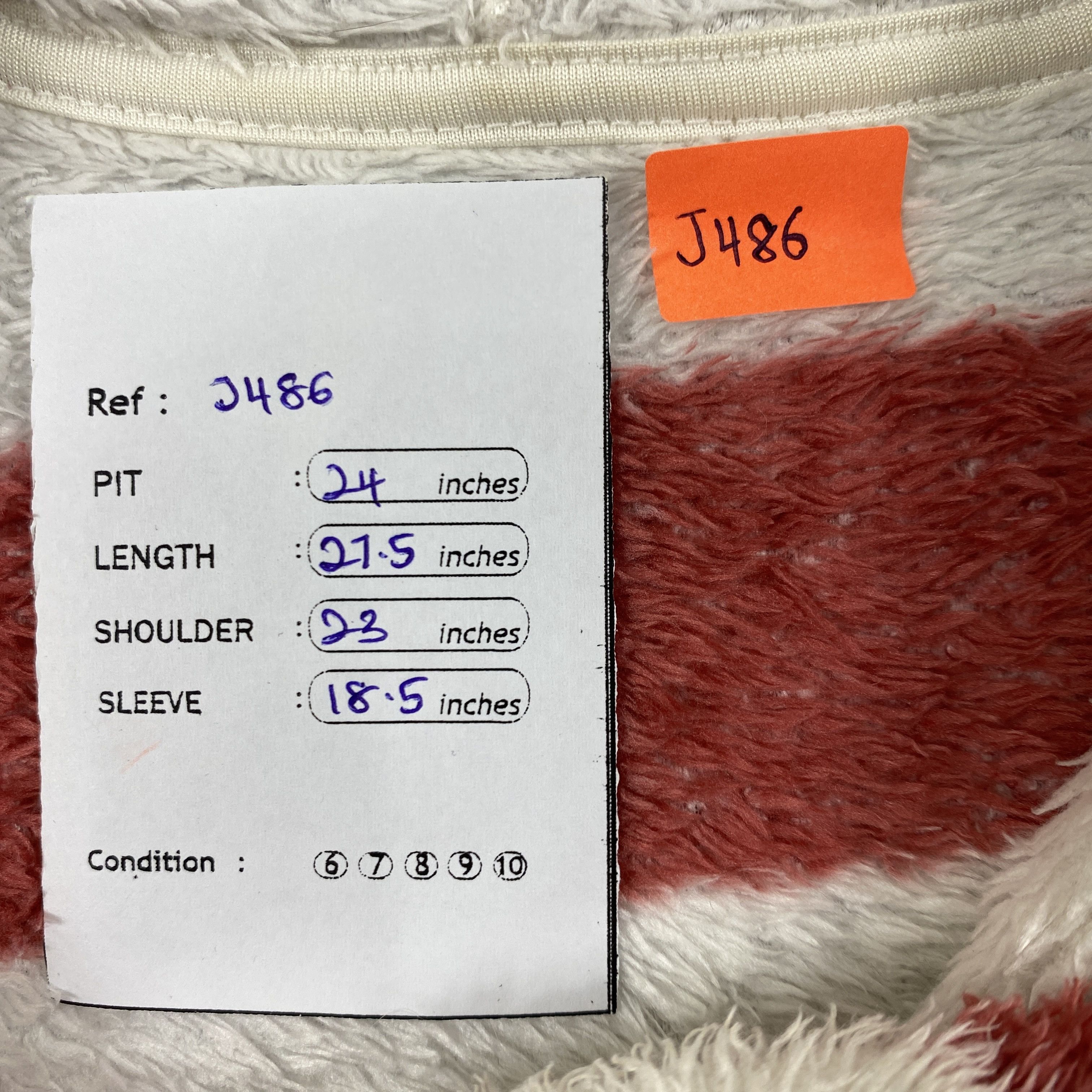 Cartoon Network Uniqlo Peanuts Snoopy Stripe Fleece Hoodie- J486 Size US M / EU 48-50 / 2 - 7 Thumbnail
