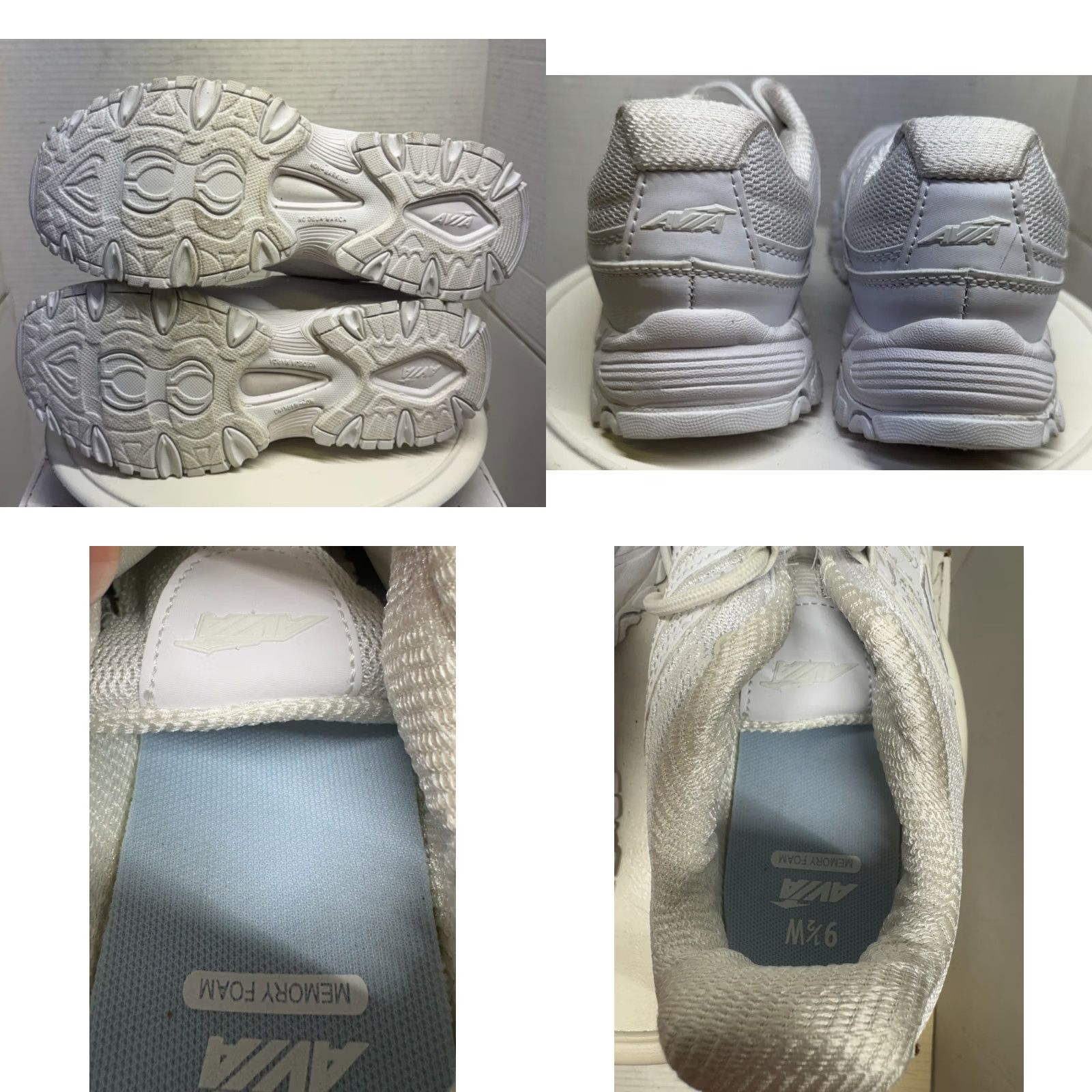 Avia Avia Sneaker Women's White Leather Low Top Lace Up Athletic Shoes 9.5 W Size L / US 10 / IT 46 - 8 Thumbnail