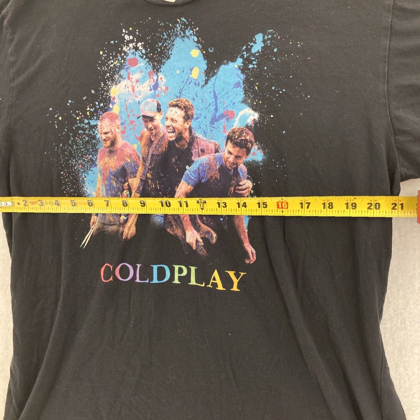 Vintage Coldplay Shirt Adult Large Head Full of Dreams 2017 Size US L / EU 52-54 / 3 - 3 Thumbnail