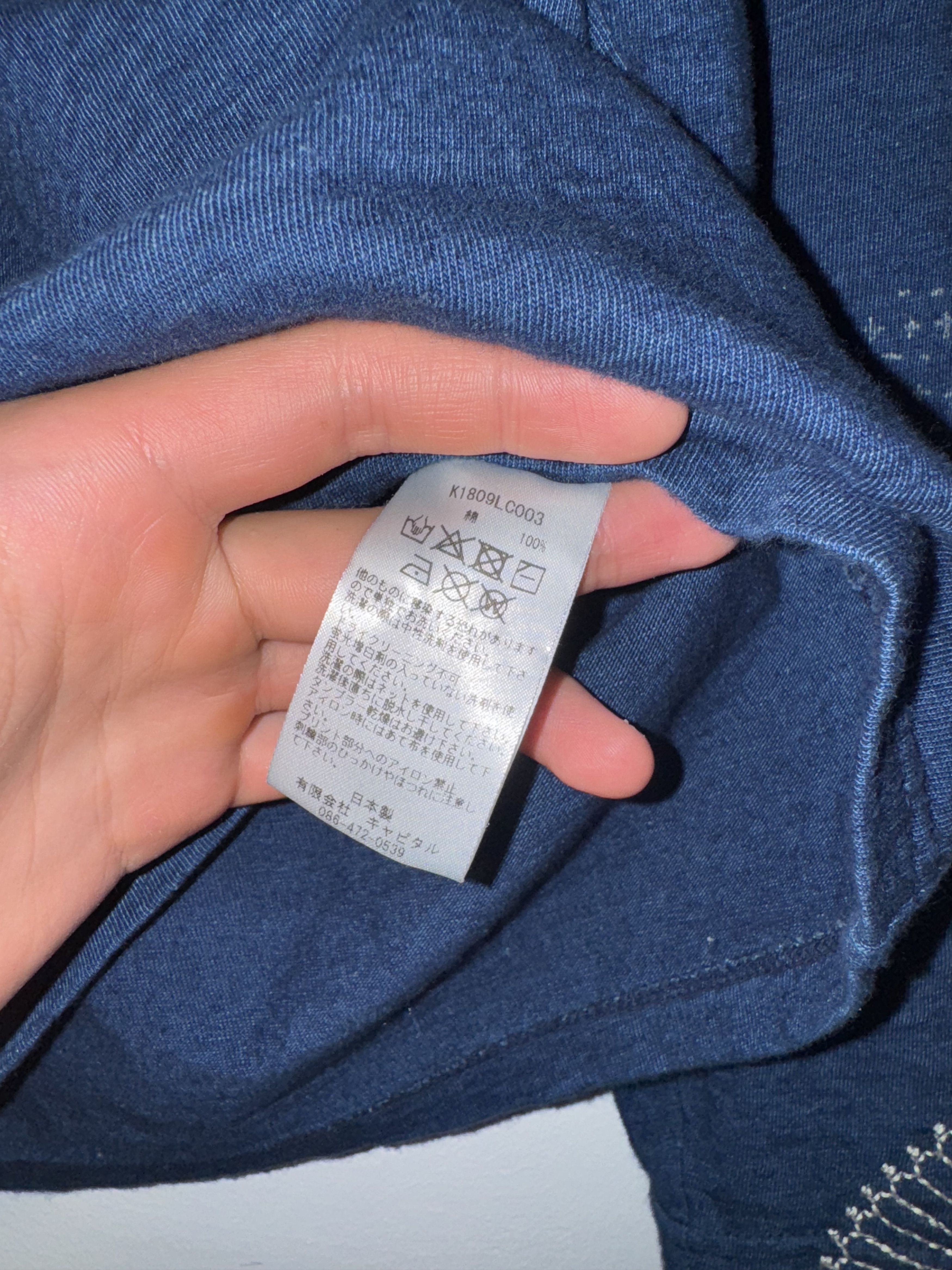 Kapital Kapital Embroidery Indigo dyed Longsleeve Size US M / EU 48-50 / 2 - 6 Thumbnail
