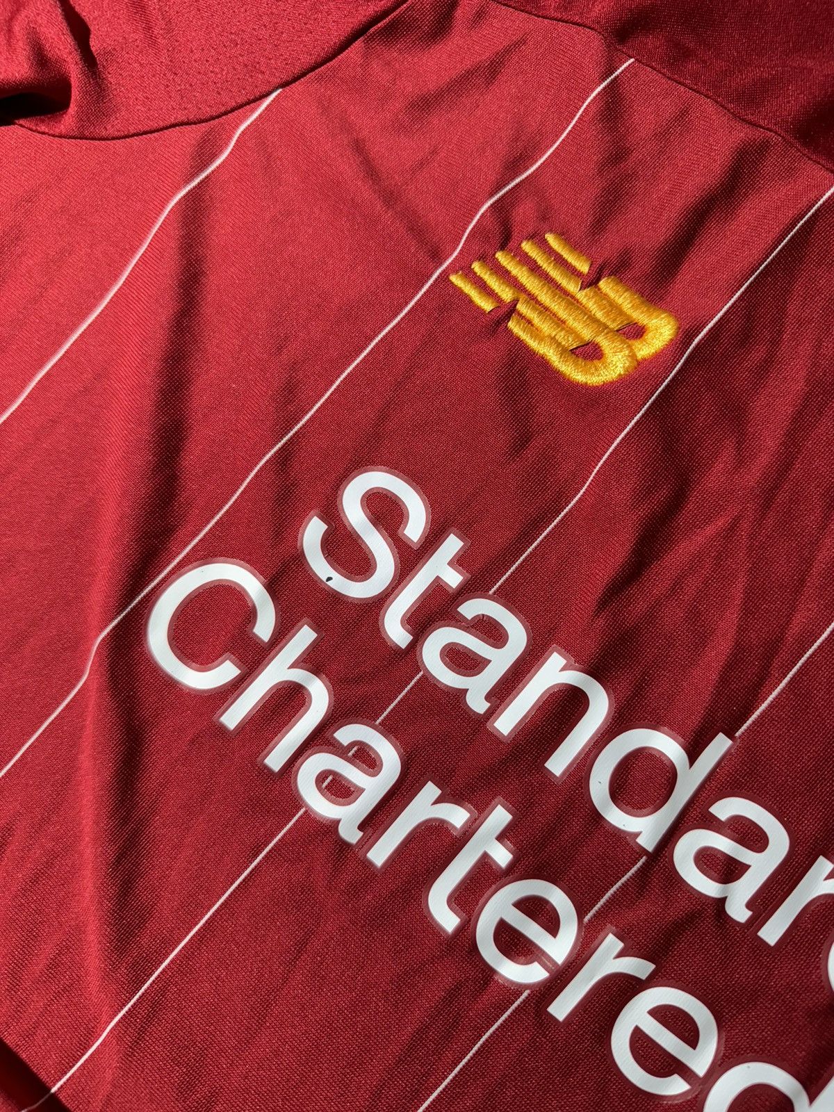 New Balance × Vintage Vintage Liverpool 2019/20 New Balance Jersey Blokcore L sz Size US L / EU 52-54 / 3 - 7 Thumbnail