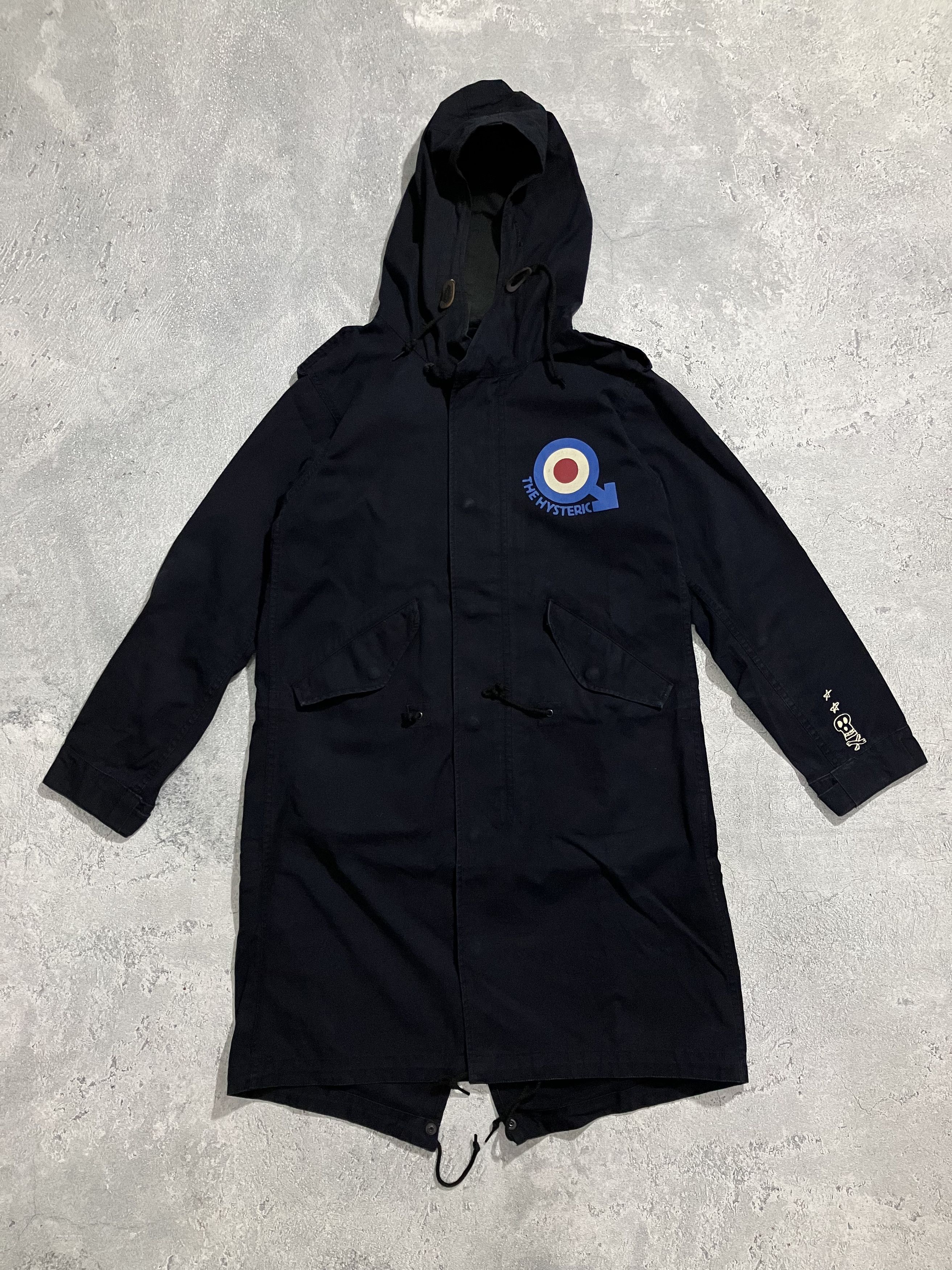 Hysteric Glamour 'The Hysteric' Long Parka Jacket