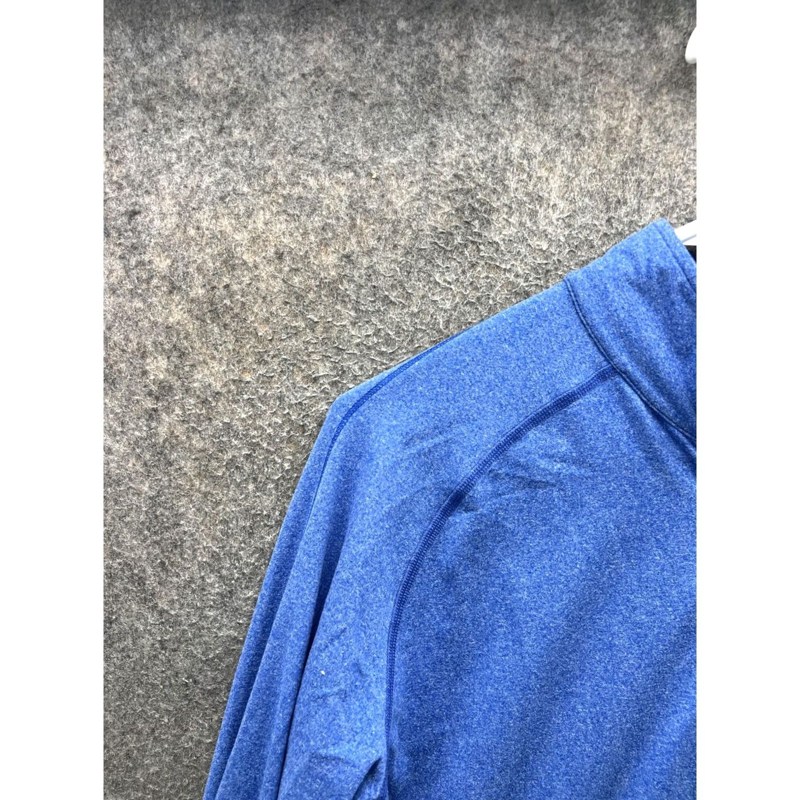 Nike Nike Dri-FIT Pullover Mens Large Blue 1/4 Zip Long Sleeve Running Shirt Top Size US L / EU 52-54 / 3 - 7 Thumbnail