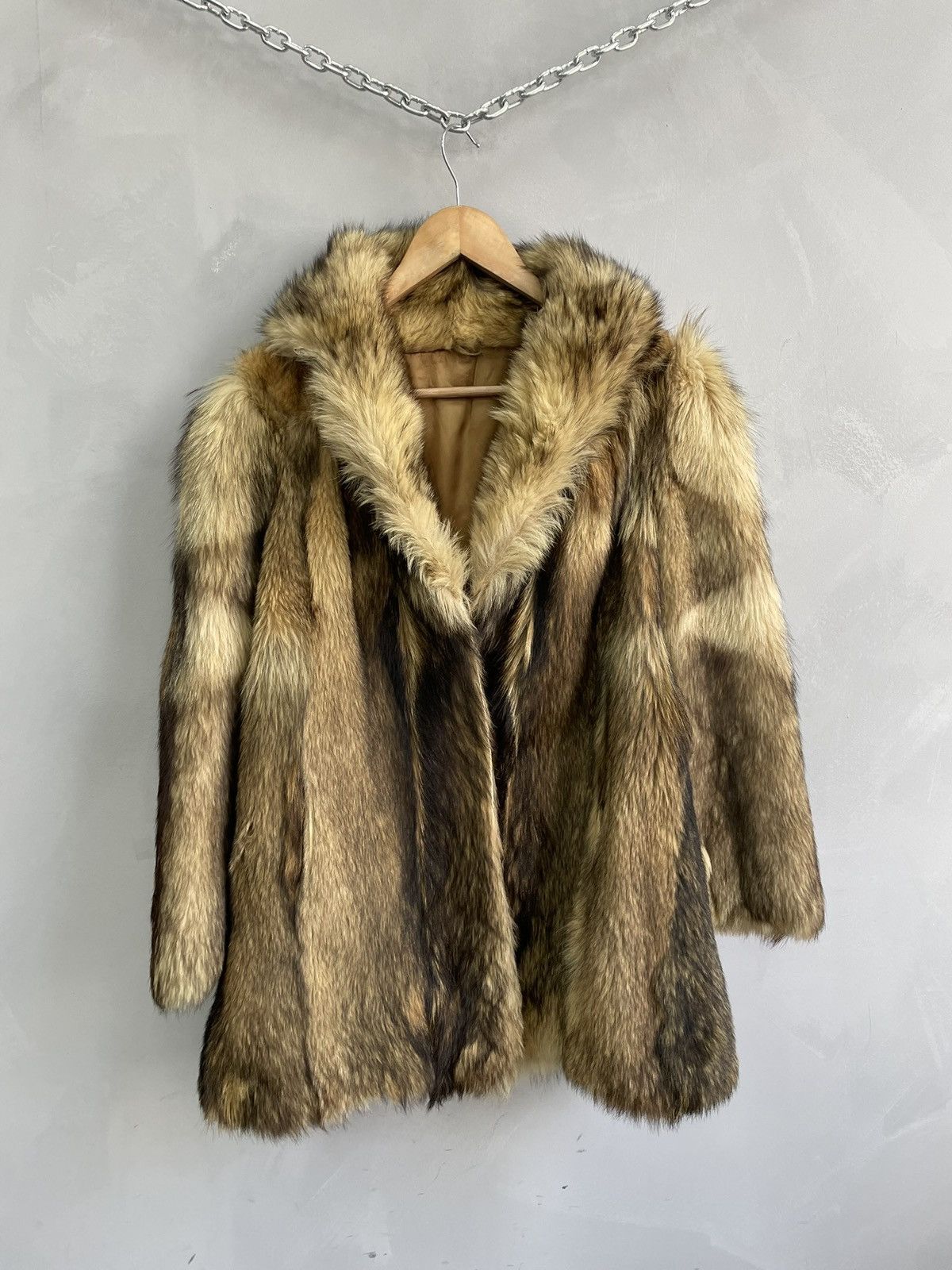 Le Grande Bleu (L.G.B.) Rare real Fur if six was nine style hype jacket coat Size US M / EU 48-50 / 2 - 1 Thumbnail