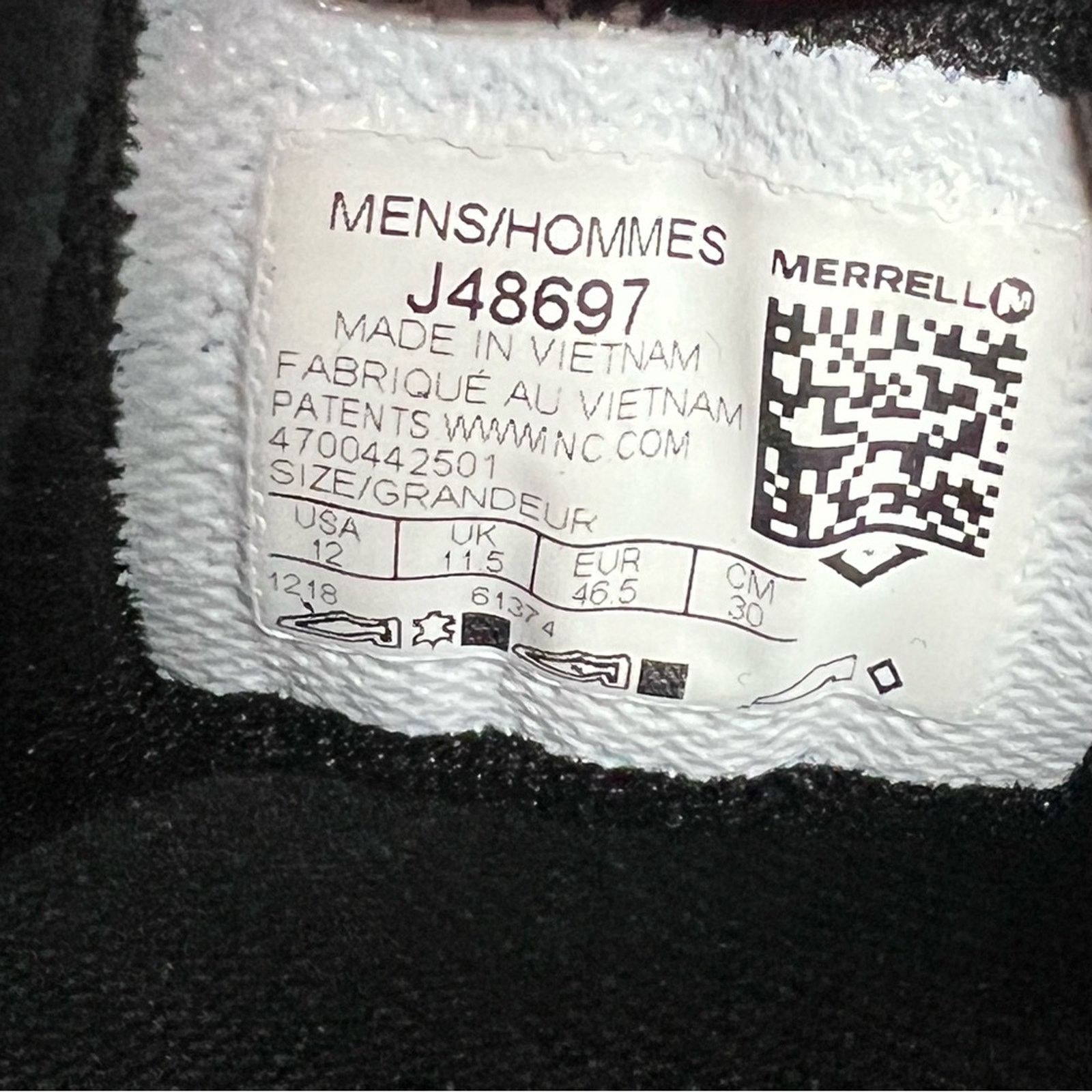 Merrell Merrell Moab FST 2 Hiking Shoe Vibram Trail J48697 WORN ONCE Size US 12 / EU 45 - 10 Thumbnail