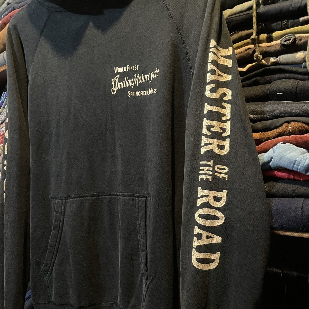 Pullover Hoodie Indian Motorcycle V Club Sioux Valley Cycle