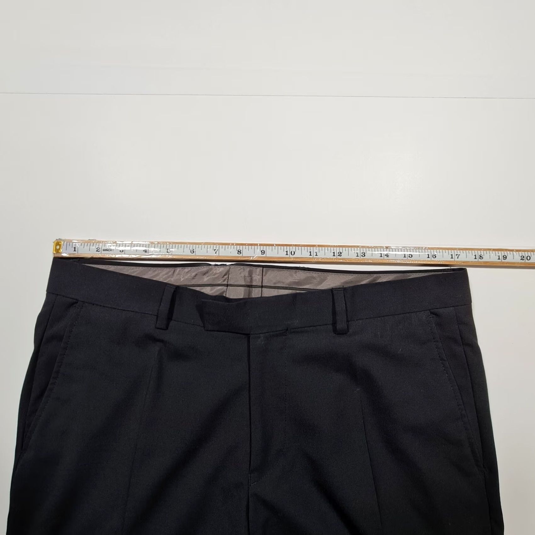 Vintage MCNEAL Mens Trousers Dress Pants Blue Wool Blend 34 R Tapered Dry Clean Only Mens Size US 34 / EU 50 - 6 Thumbnail