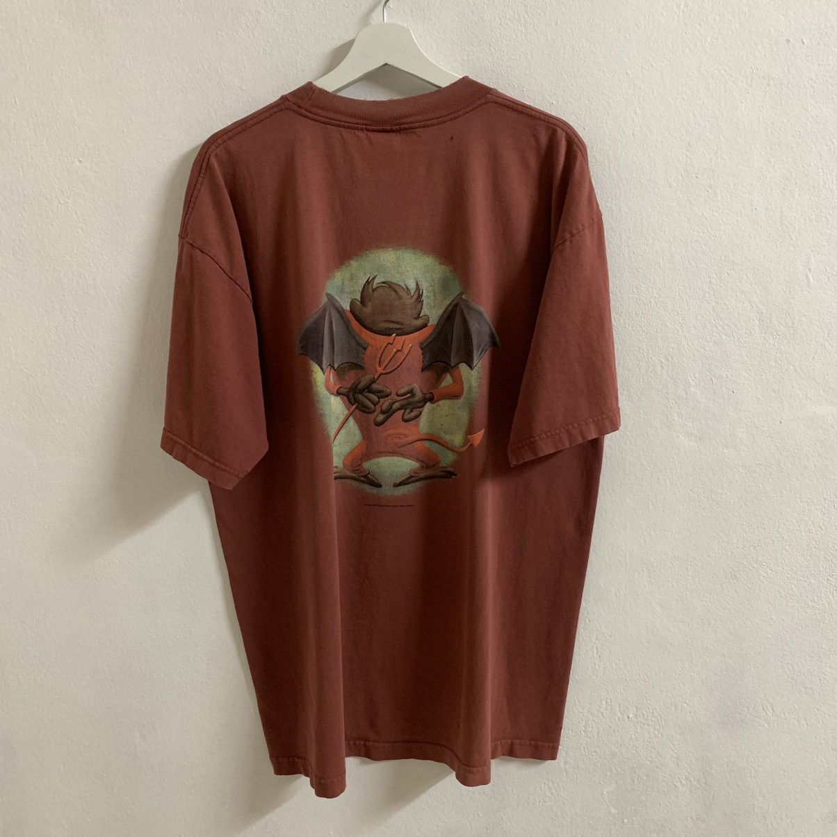 Warner Bros Vintage Taz 90s Angel & Devil (1997) Size US XL / EU 56 / 4 - 3 Thumbnail