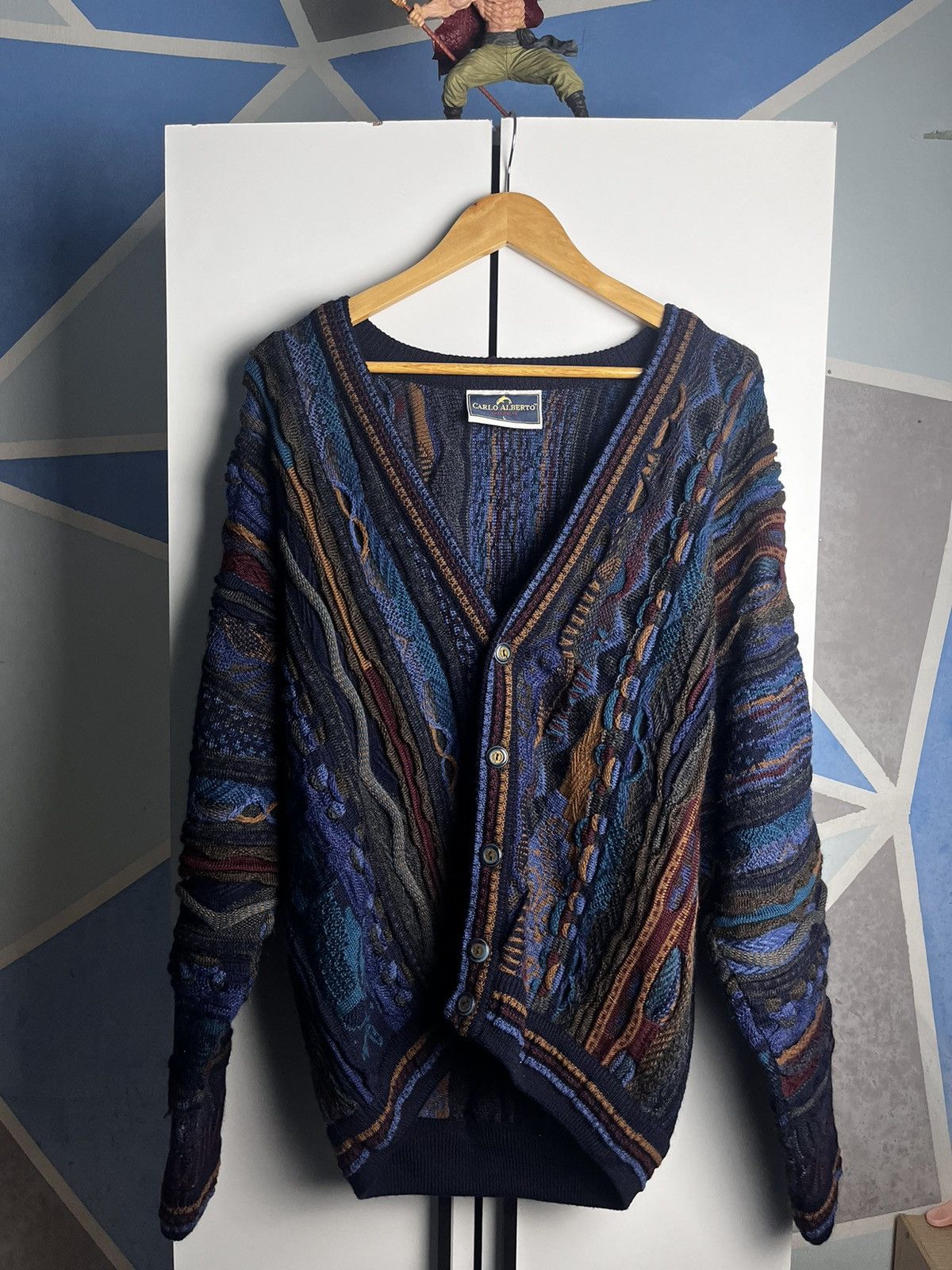 Vintage 80s Beau outlet Cio Australia By Carlo Alberto Cardigan