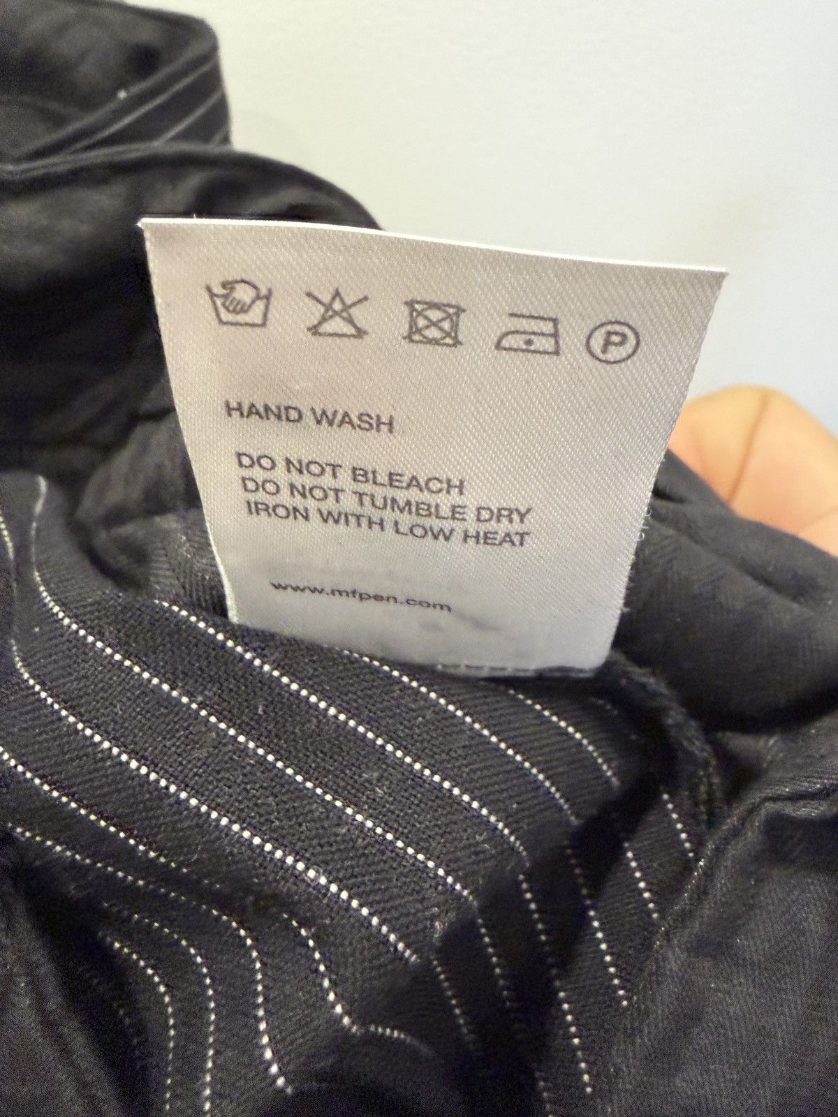 Mfpen Mfpen Classic Trousers Black Pinstripe Size US 36 / EU 52 - 5 Thumbnail