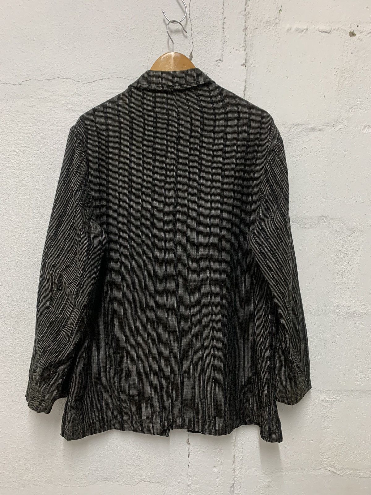 Yohji Yamamoto Yohji Yamamoto Linen Rayon Blend Light Zipper Jacket Size US M / EU 48-50 / 2 - 6 Thumbnail