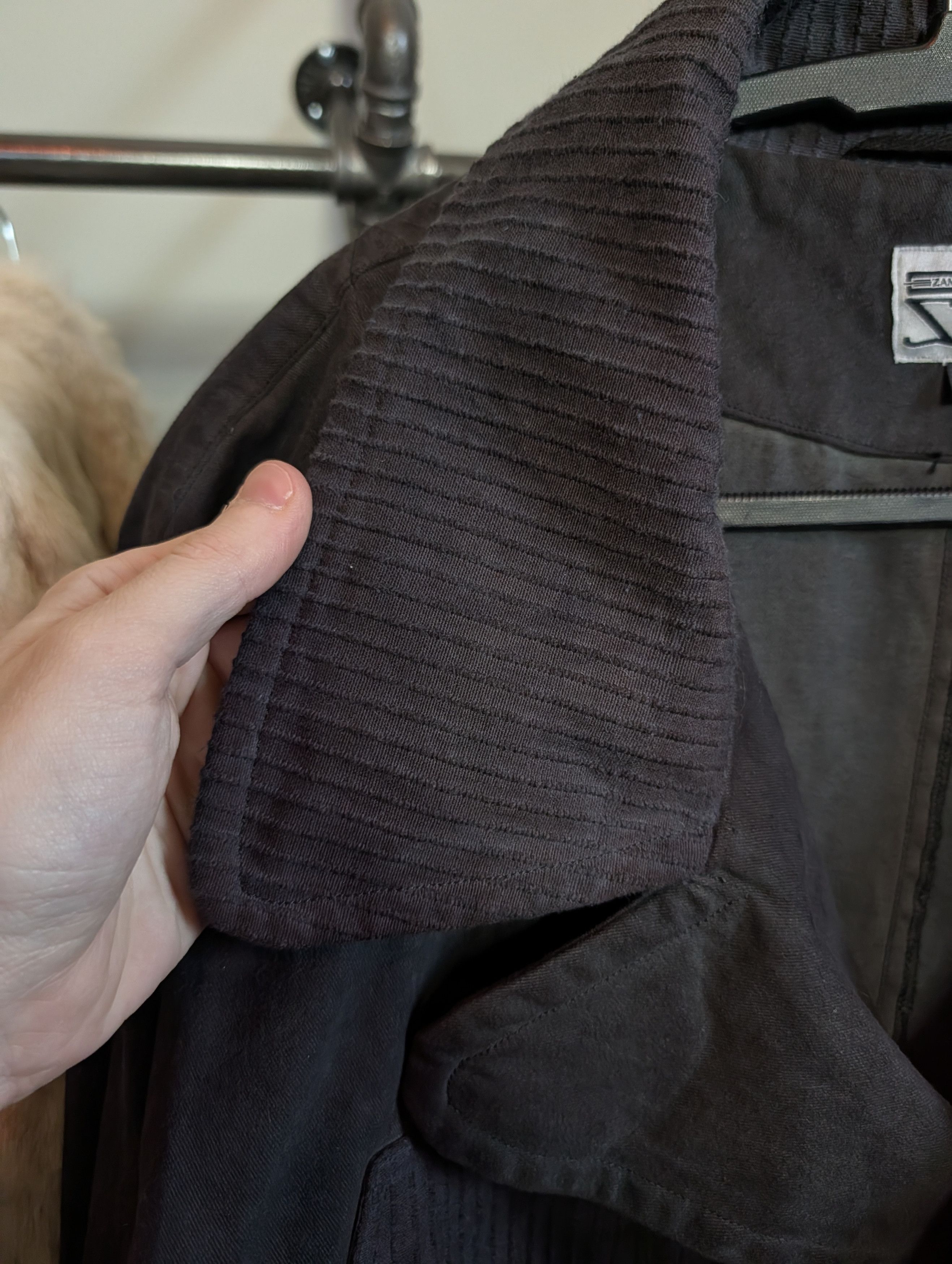 Zam Barrett BEAST COAT Black Garment Dyed Cotton Corduroy Trim Size US M / EU 48-50 / 2 - 4 Thumbnail