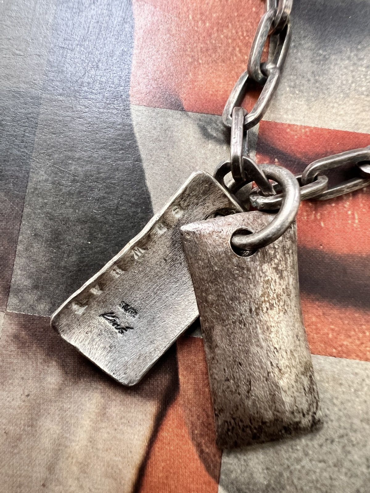 Japanese Brand Ken’s “So What” Brush Silver 925 Big Chain Necklace Size ONE SIZE - 4 Thumbnail