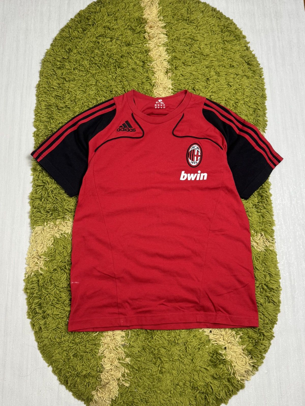 Adidas × Vintage AC Milan 2007/2008 away football t-shirt Size US M / EU 48-50 / 2 - 1 Thumbnail