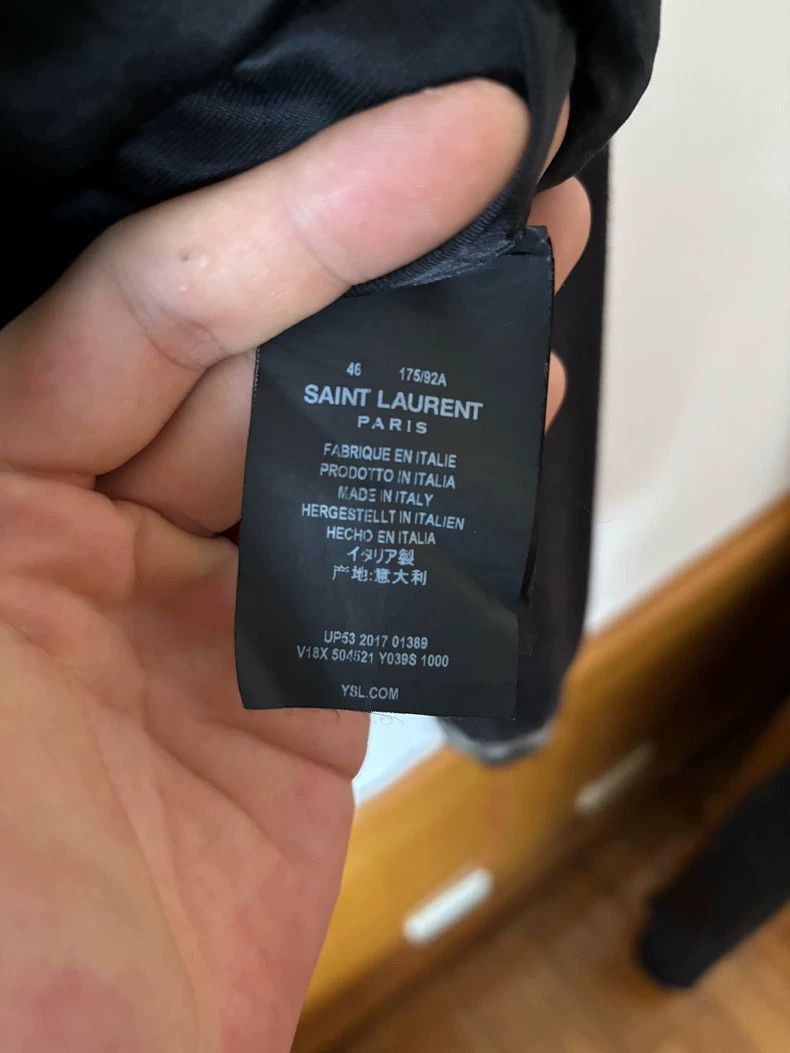 Saint Laurent Paris Saint Laurent Paris Saint Laurent Black and White Embroide Size US M / EU 48-50 / 2 - 4 Thumbnail