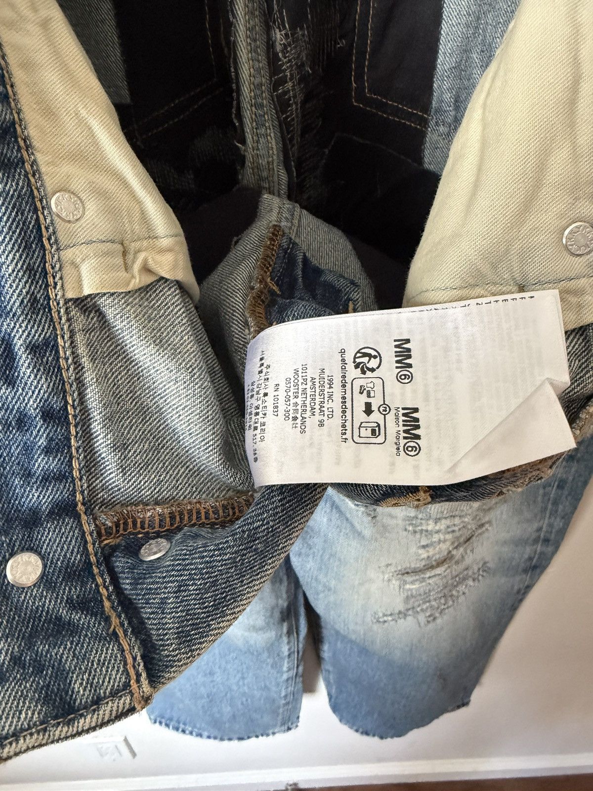 Maison Margiela × Supreme Supreme SS26 MM6 Maison Margiela Selvedge Jean Size 34 Size US 34 / EU 50 - 9 Thumbnail