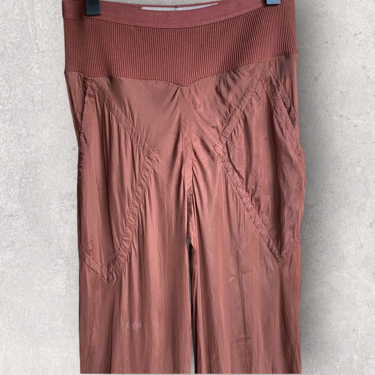 Rick Owens SS24 Lido Henna Floor-length Bias Trousers Size 28" / US 6 / IT 42 - 2 Thumbnail