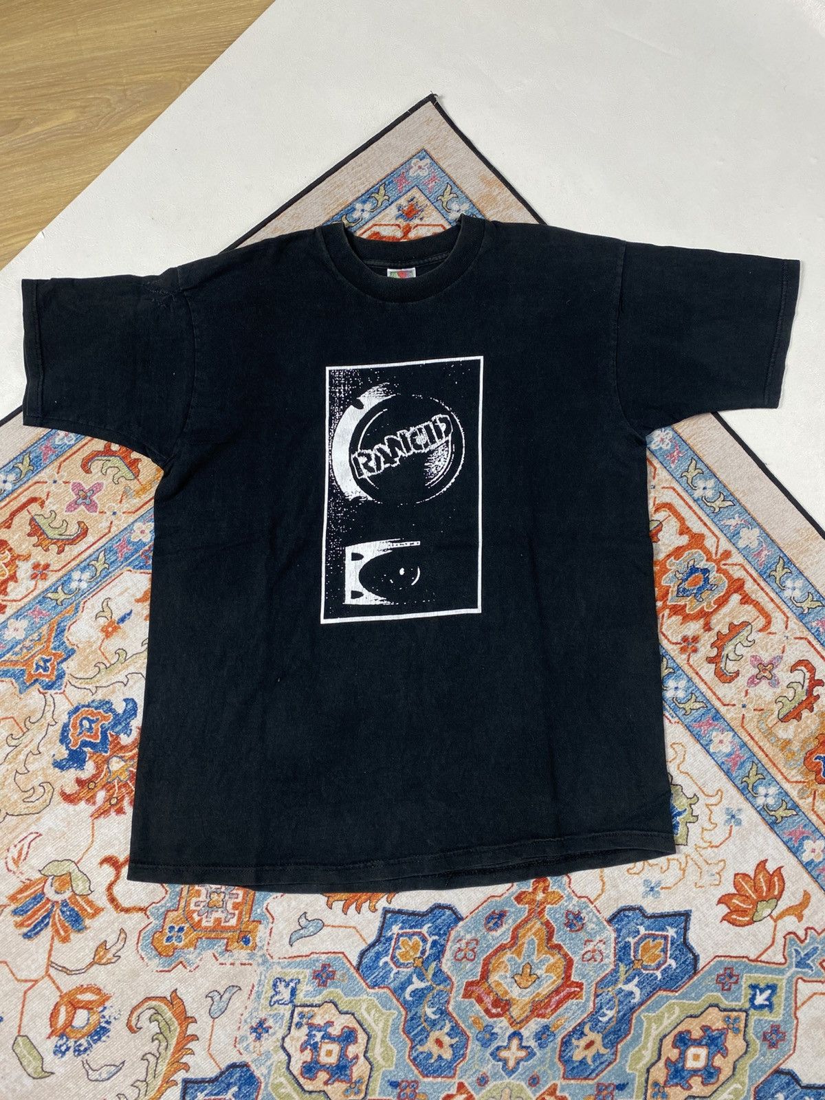 Vtg Rancid Tour 98s Distressed Tshirt Band