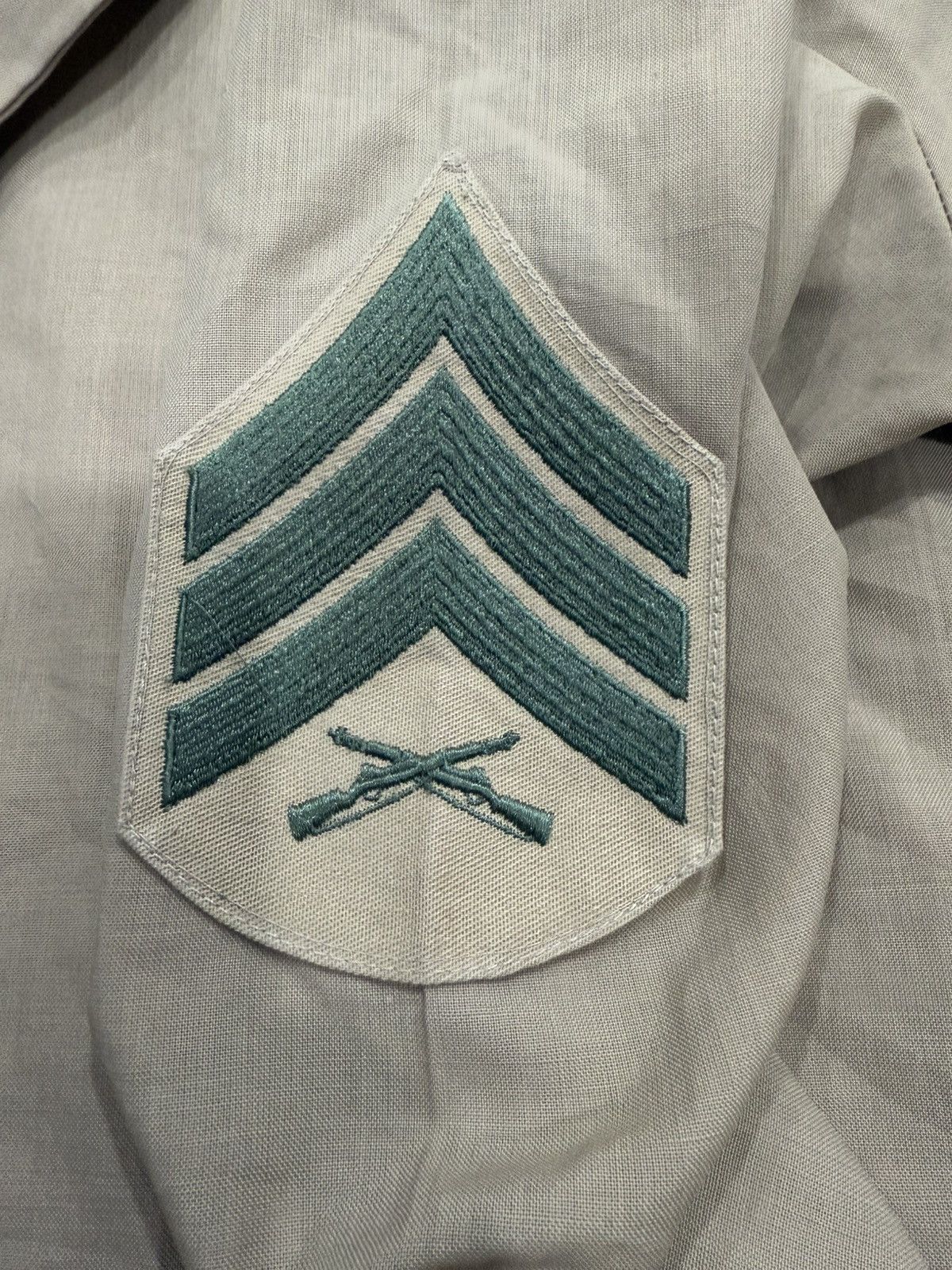 Vintage “WWII US Army Infantry Sergeant Uniform Vintage Original 40s Size US M / EU 48-50 / 2 - 4 Thumbnail