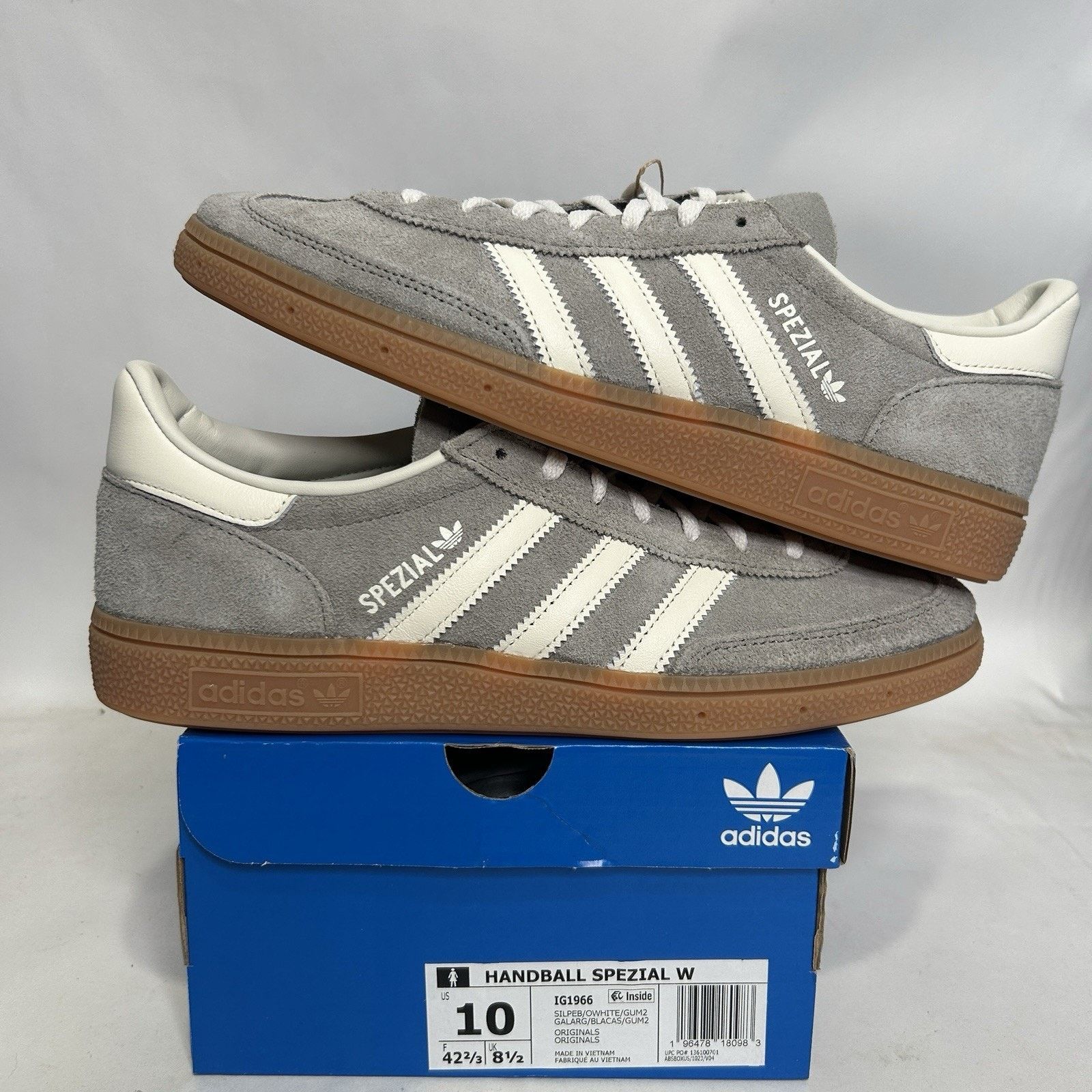 Adidas Adidas Originals Handball Spezial Originals “Silver Pebble” Size US 10 / IT 40 - 1 Thumbnail