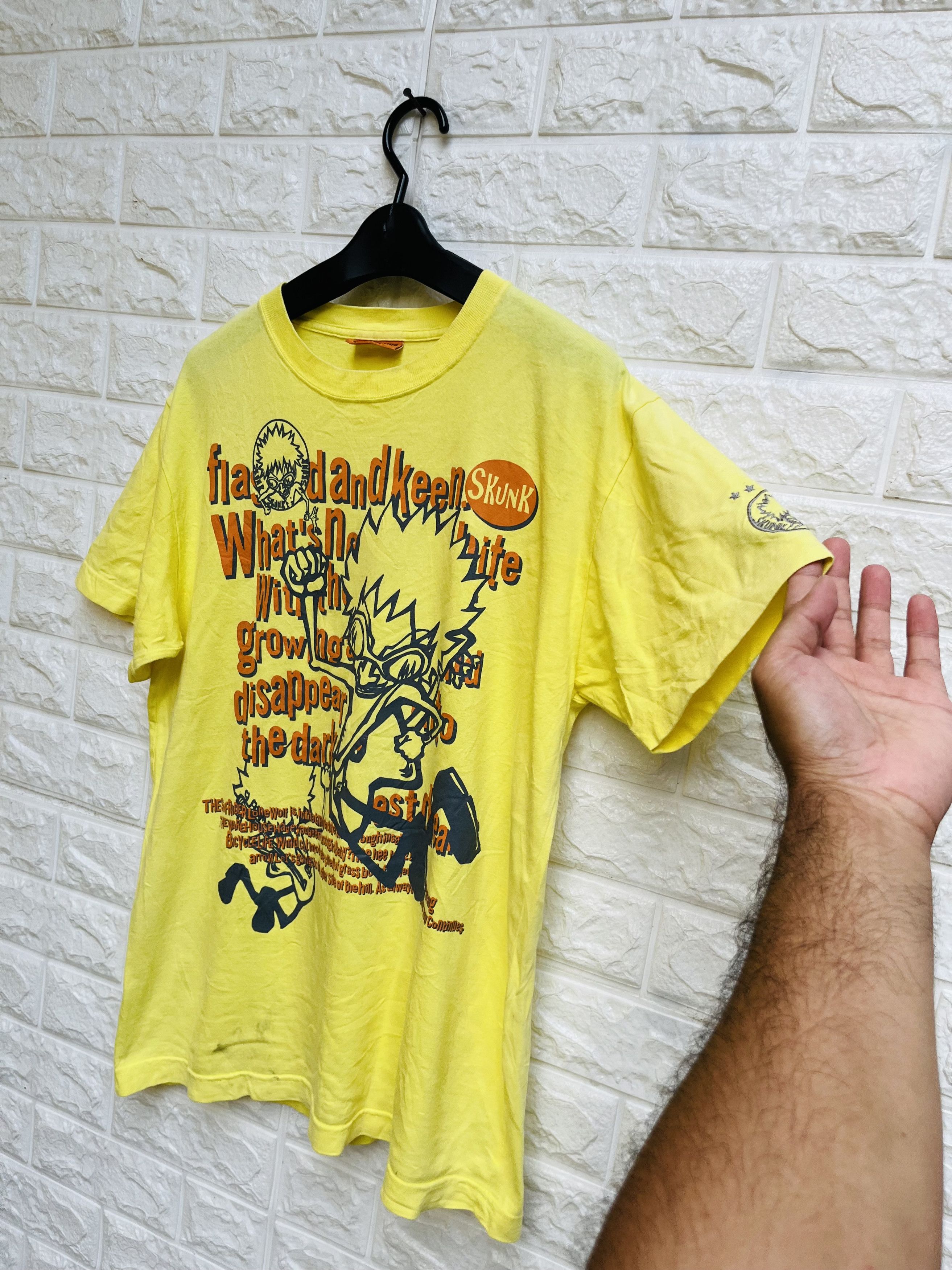 Japanese Brand Vintage Mischievous Skunk Streetwear Fashion Style Shirt Size US L / EU 52-54 / 3 - 5 Thumbnail