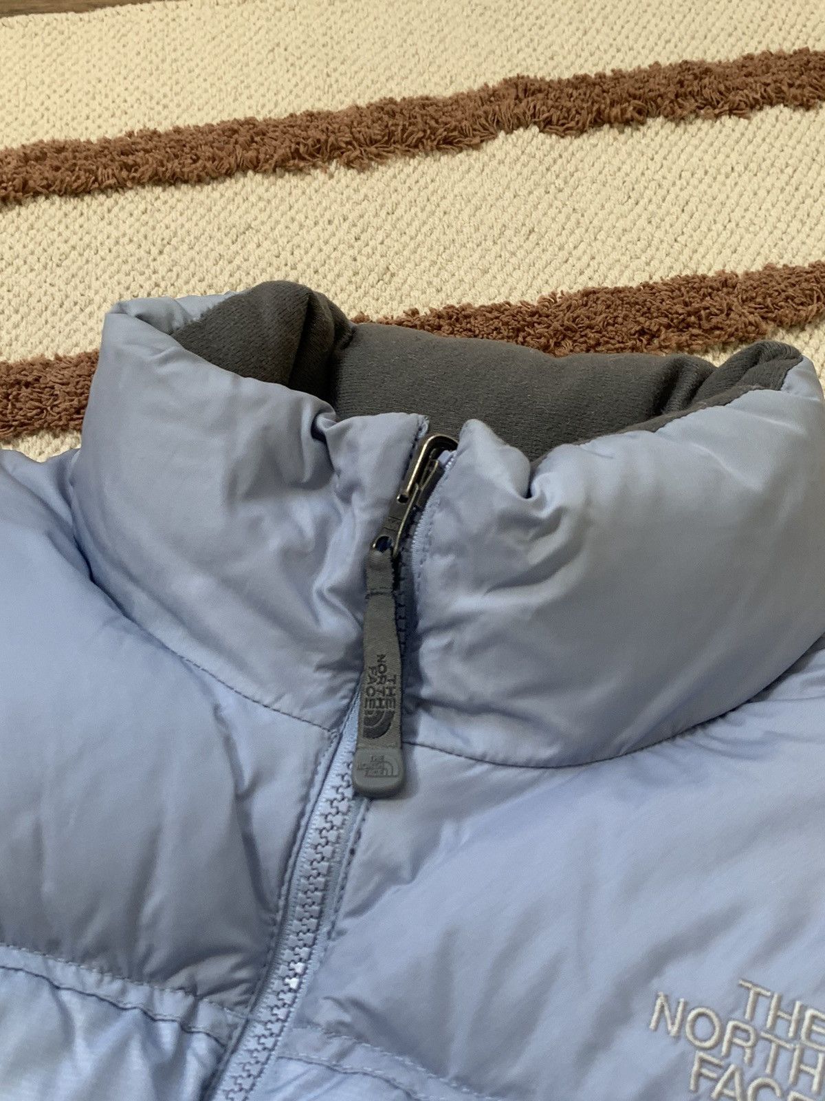 The North Face VINTAGE THE NORTH FACE BABY BLUE 700 GOOSE PUFFER JACKET Size L / US 10 / IT 46 - 3 Thumbnail