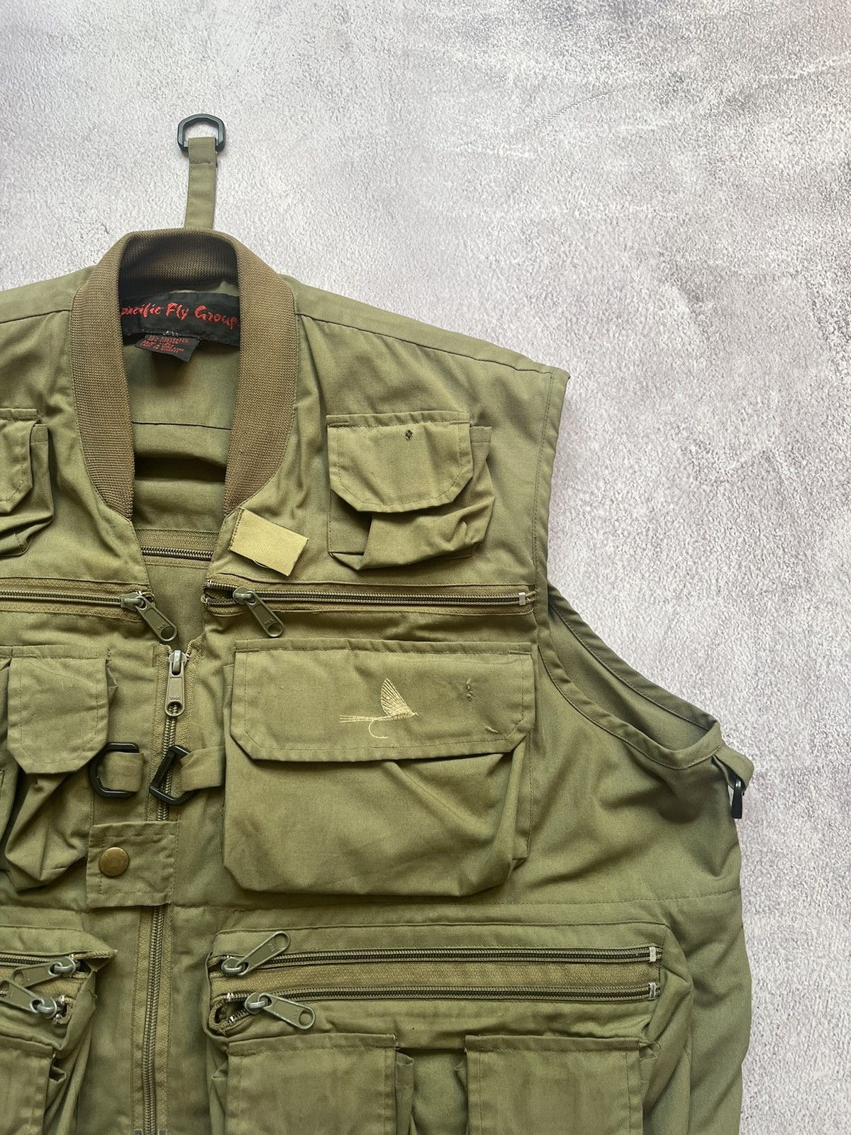 Japanese Brand × Vintage Vintage Khaki Multi Pocket Fly Fishing Vest Size US L / EU 52-54 / 3 - 4 Thumbnail