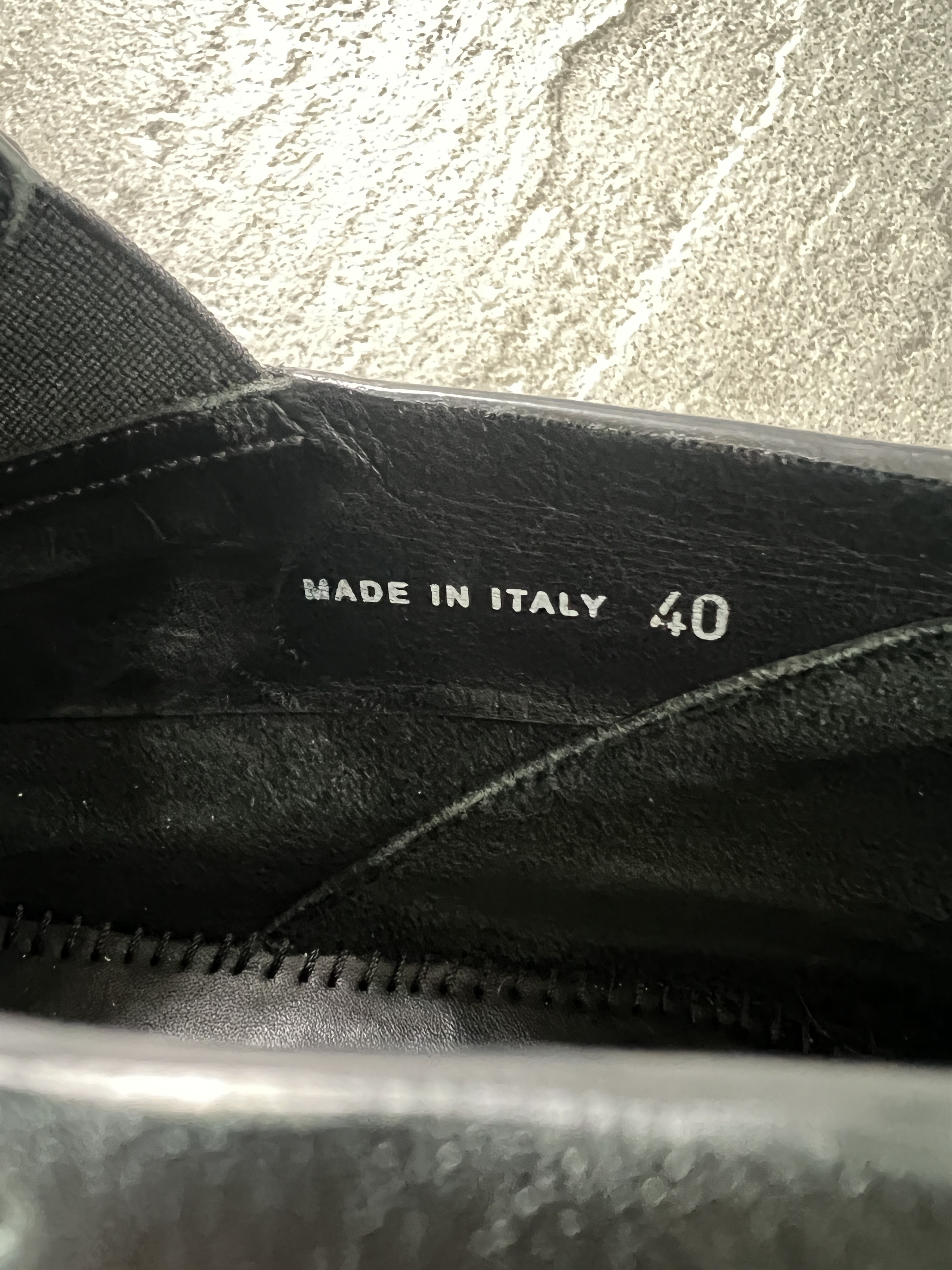 Rick Owens Rick Owens Leather Slip On Sneakers Black Size 40 Italy Size US 7 / EU 40 - 12 Thumbnail