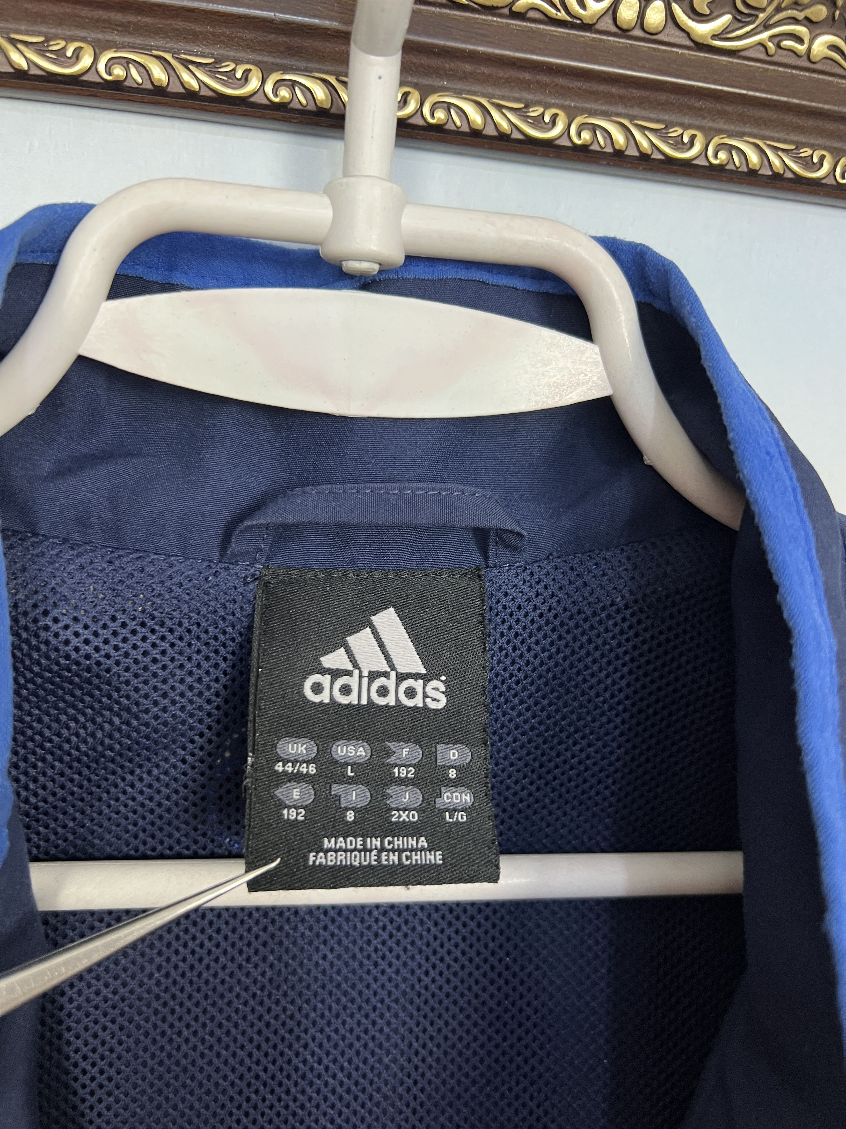 Adidas Vintage Chelsea Football Train Jacket Soccer Track Top Zip Size US L / EU 52-54 / 3 - 8 Thumbnail
