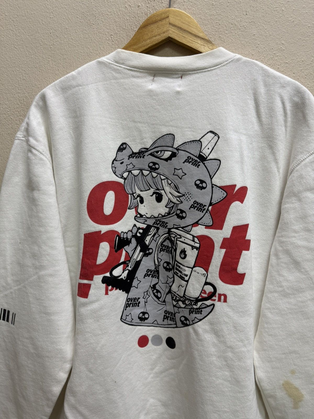 Japanese Brand Overprint X Ackybright Graphic Sweatshirt Size US XL / EU 56 / 4 - 22 Thumbnail