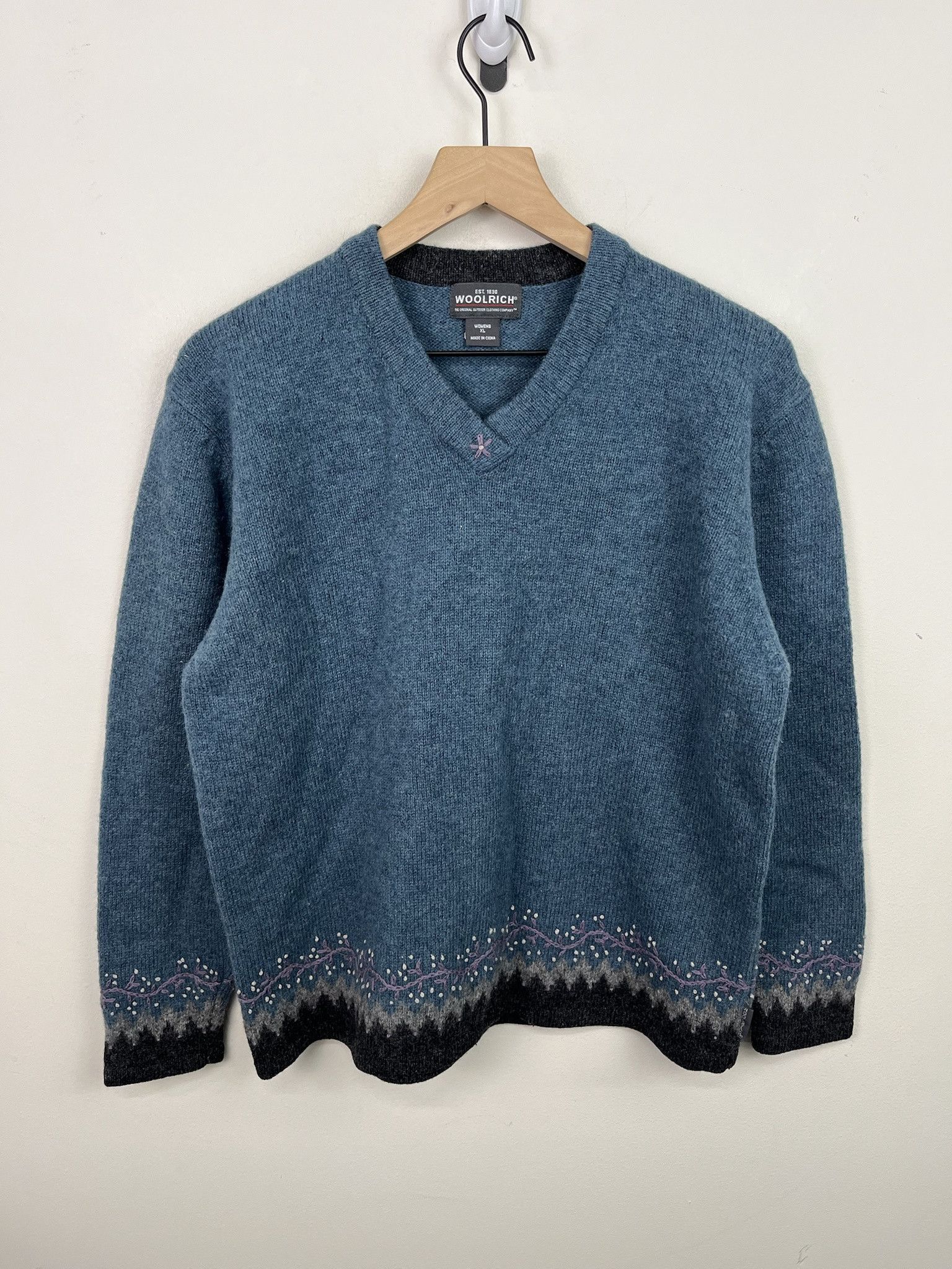 Vintage Vintage Woolrich Floral Vine Crochet Knit Swaeter Size M Size US M / EU 48-50 / 2 - 1 Thumbnail