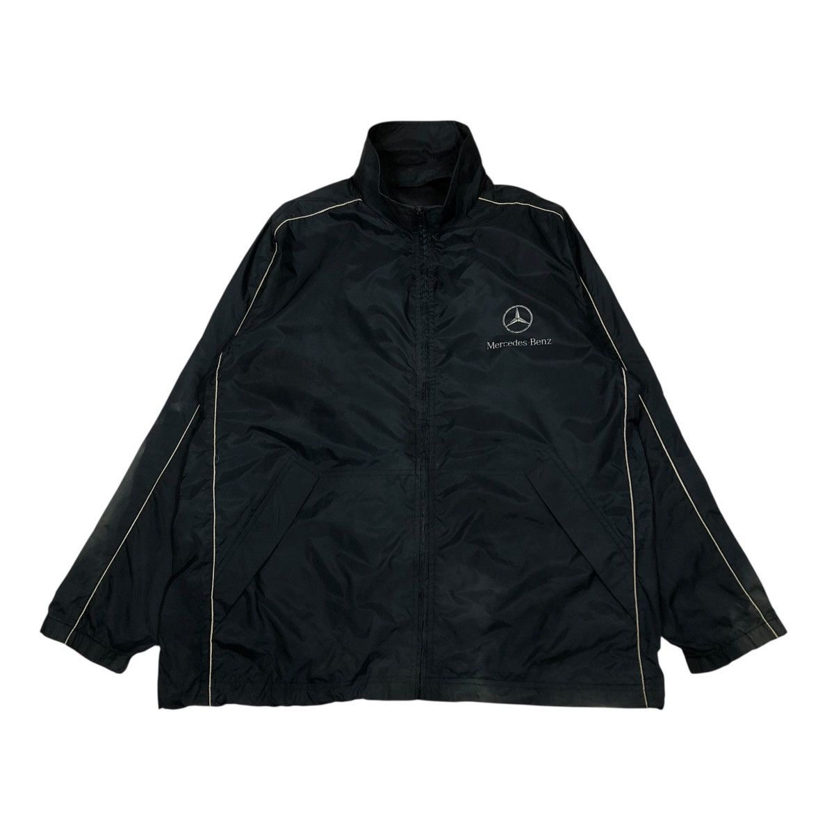 Japanese Brand 🔥VINTAGE ZIPPER LIGHT JACKET MERCEDES BENZ Size US M / EU 48-50 / 2 - 1 Thumbnail