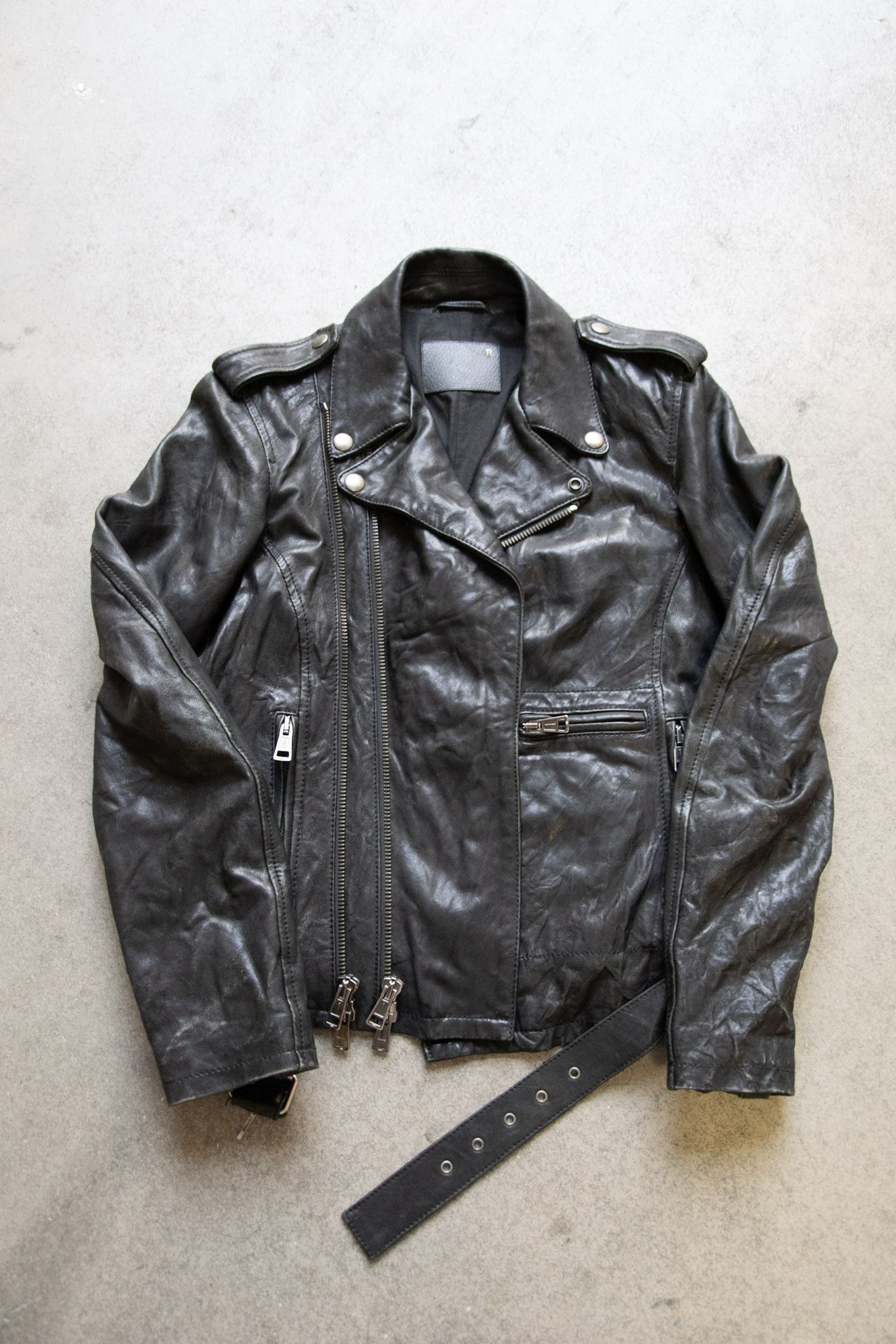 R13 R13 LEATHER JACKET Grailed