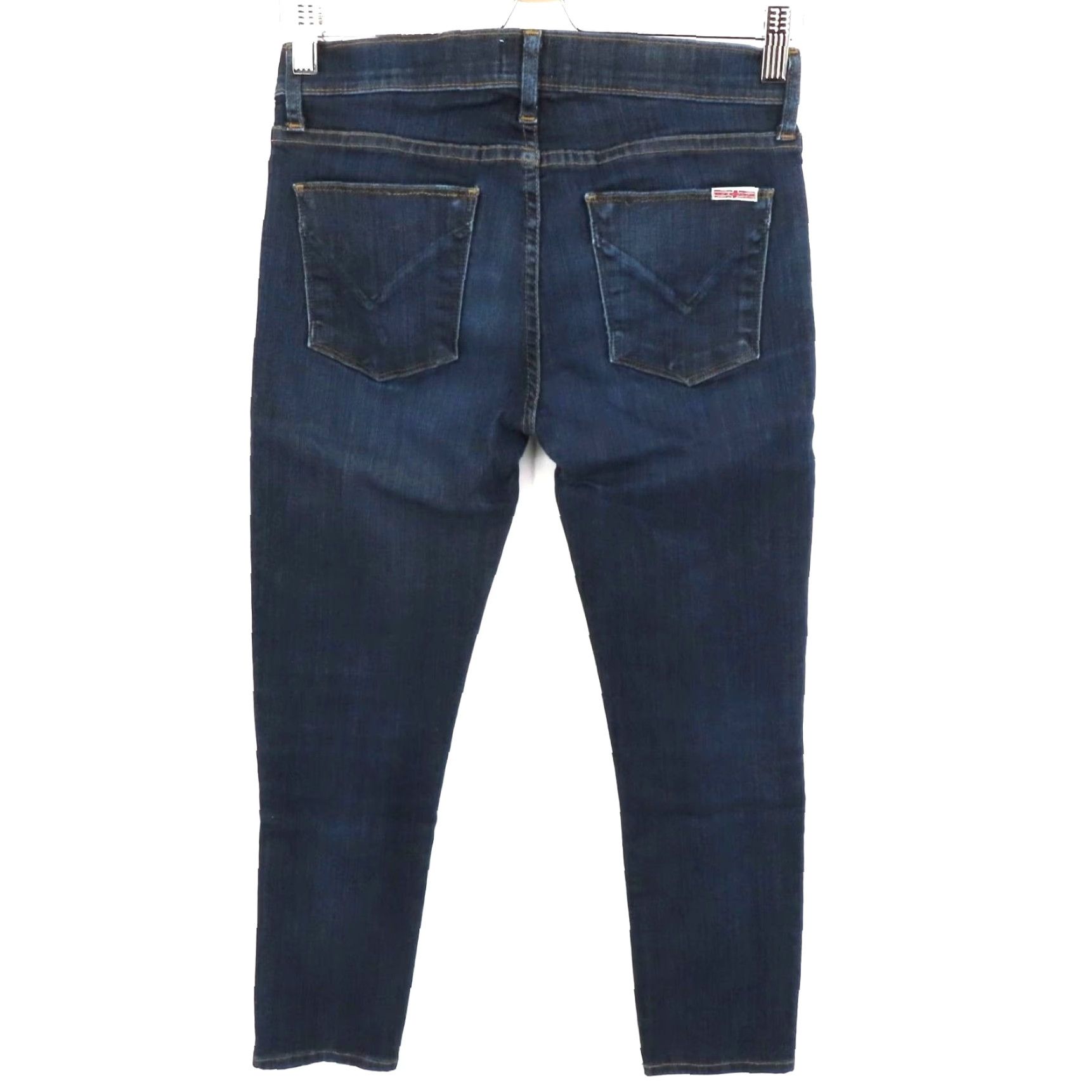 Hudson Hudson Jeans Nicko? (Original contains "Nico") Hudson Women 27 Nico Super Skinny Midrise Dark Blue Denim Jeans Pockets Cotton Denim Size 27" / US 4 / IT 40 - 5 Thumbnail