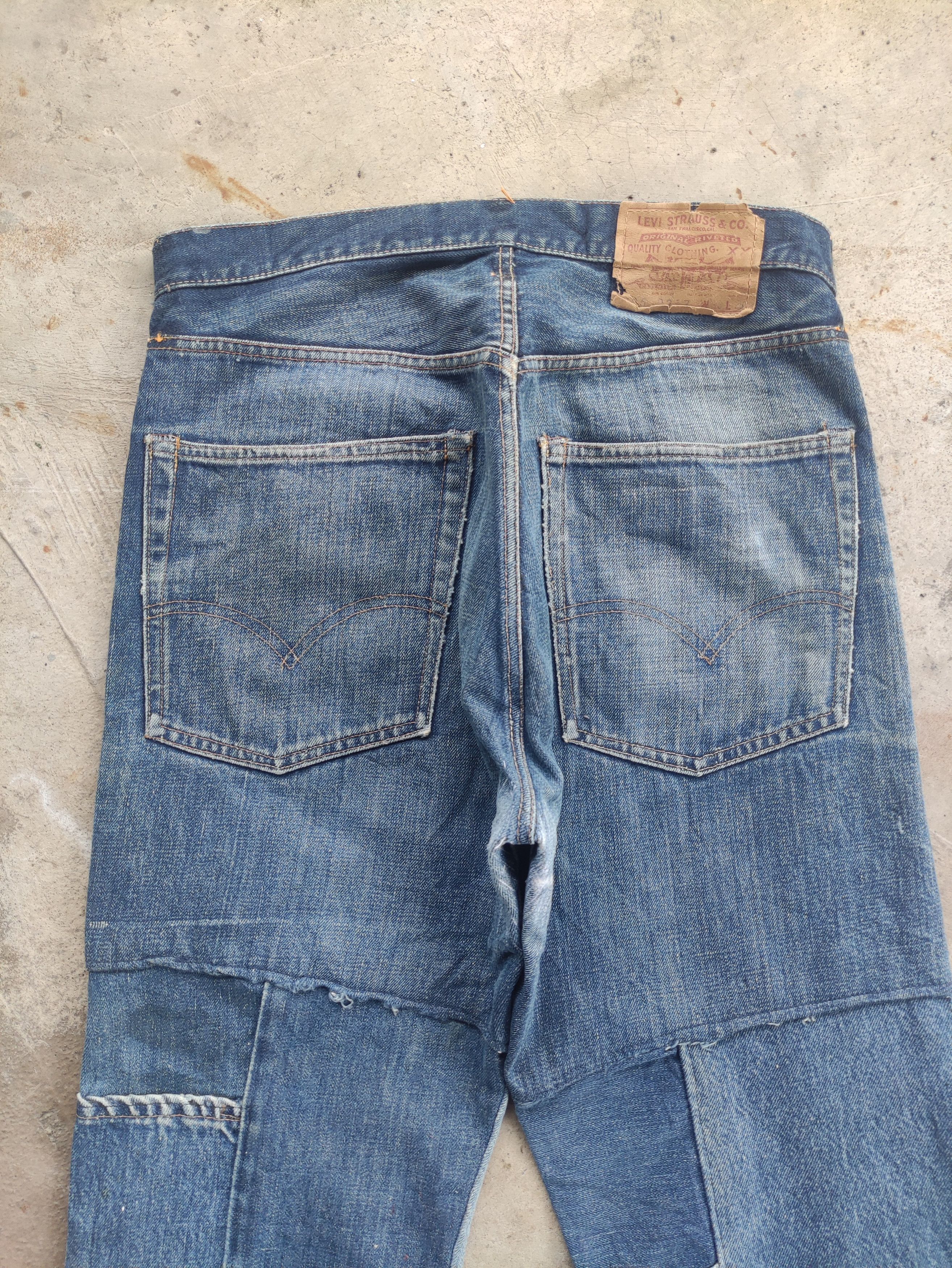 Levi's Vintage Levis 505 60s Petchvork Button No5 W32 Size US 32 / EU 48 - 10 Thumbnail