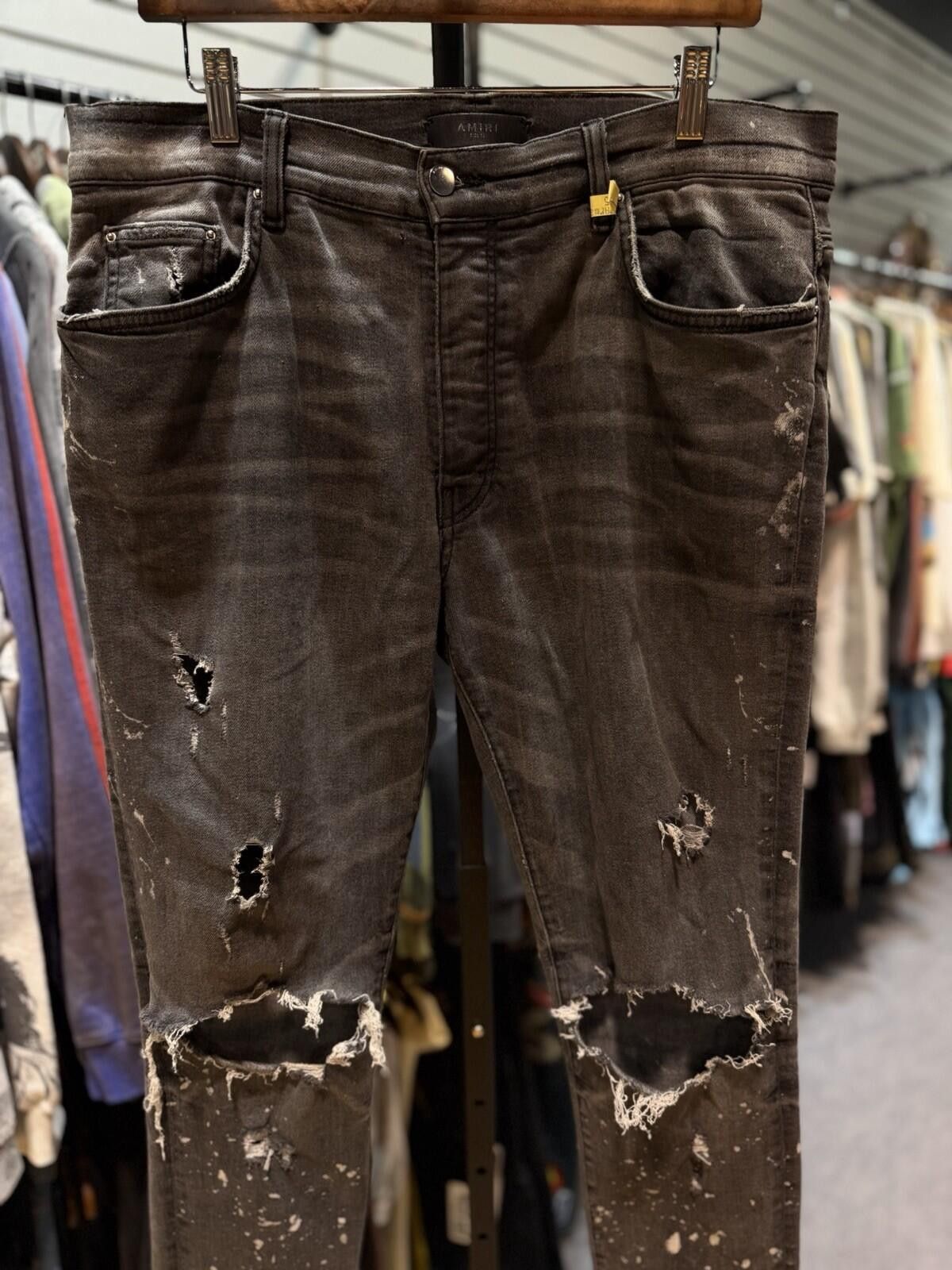 Amiri Size 36 - Amiri Grey Jeans Rips Style Jeans Authentic Size US 36 / EU 52 - 5 Thumbnail