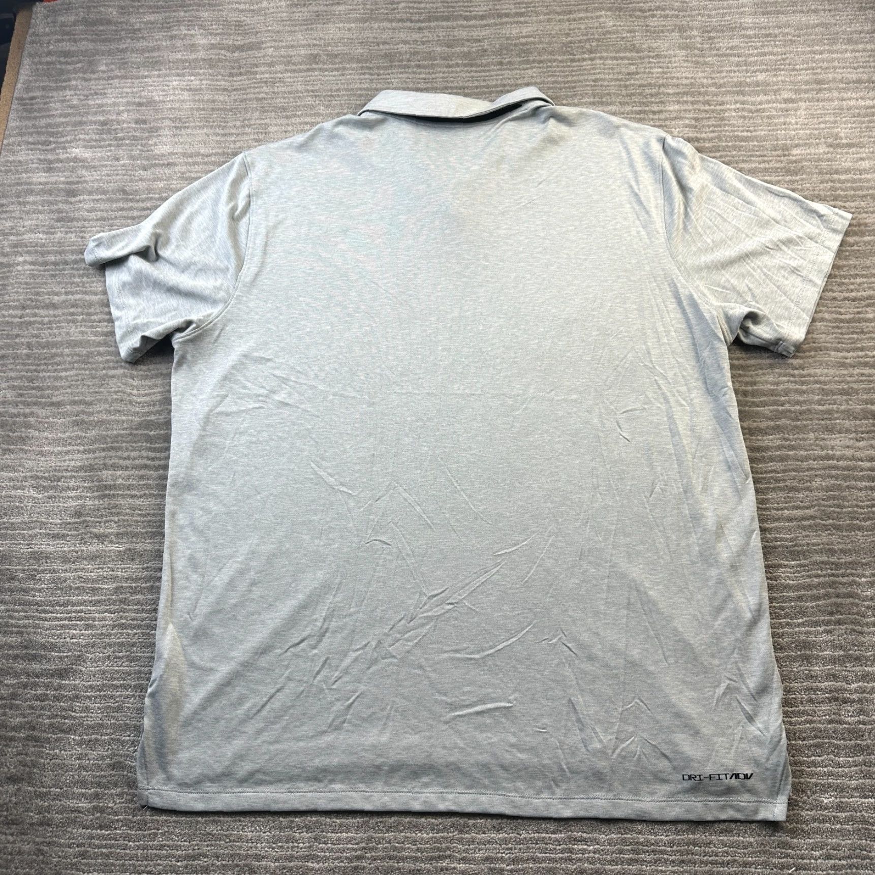 Nike Nike Dri-Fit Polo Shirt Golf Mens XL Gray Striped Size US XL / EU 56 / 4 - 2 Thumbnail