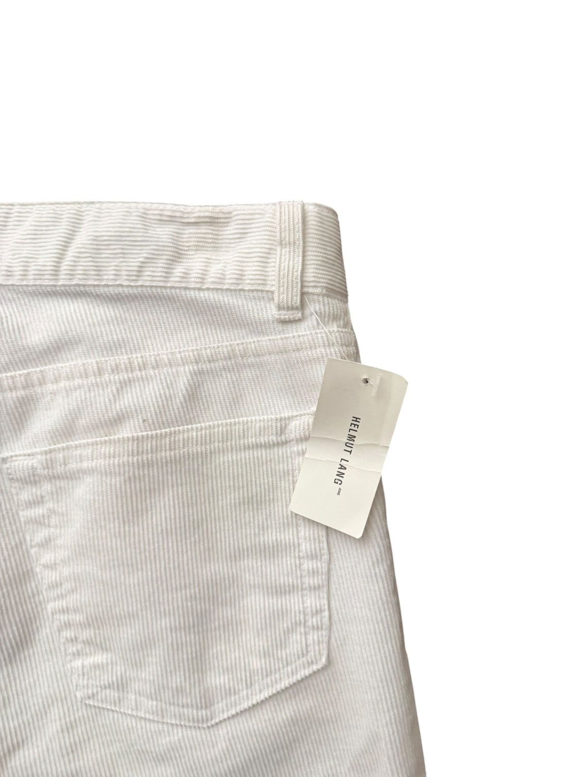 Helmut Lang 1999 Helmut Lang White Corduroy Painter Jeans Size US 30 / EU 46 - 6 Thumbnail