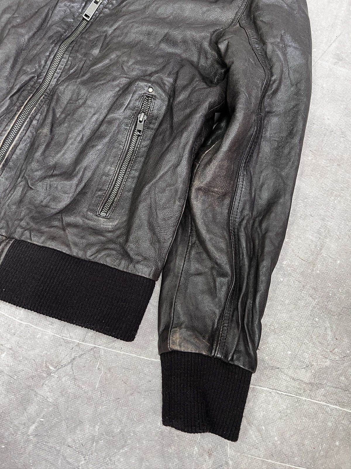 Diesel Diesel style leather hood avant garde leather jacket y2k Size US M / EU 48-50 / 2 - 4 Thumbnail