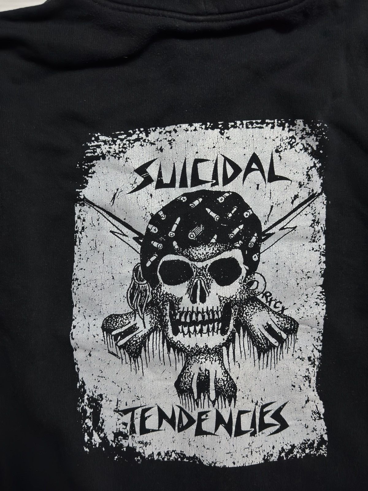 Band Tees × Unsound Rags × Vintage Vintage 00s SUICIDAL TENDENCIES Zip Hoodie Size US M / EU 48-50 / 2 - 6 Thumbnail