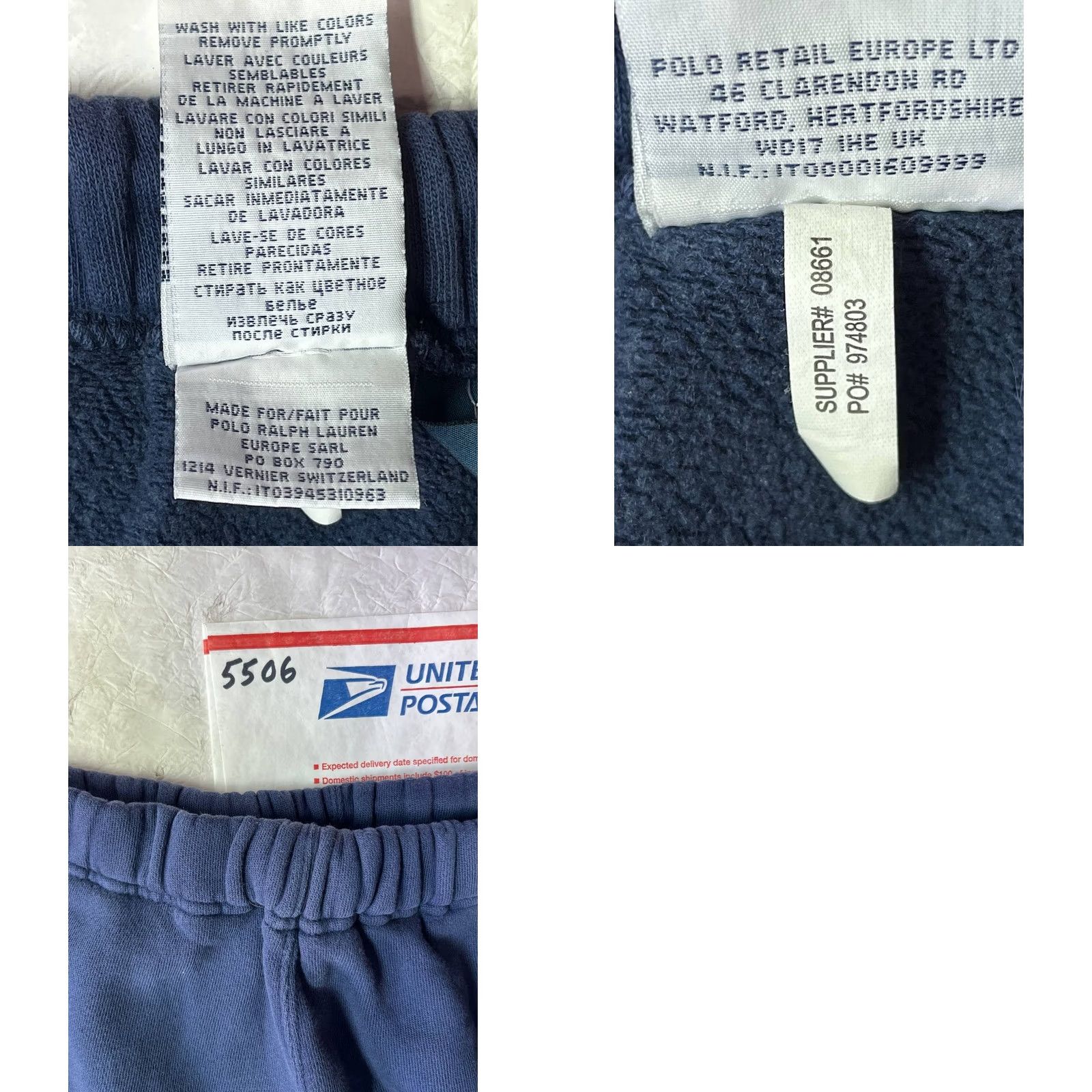 Polo Ralph Lauren Polo Ralph Lauren Sweatpants USA 2012 XL Blue Men Shirt? Size US XL / EU 56 / 4 - 9 Thumbnail