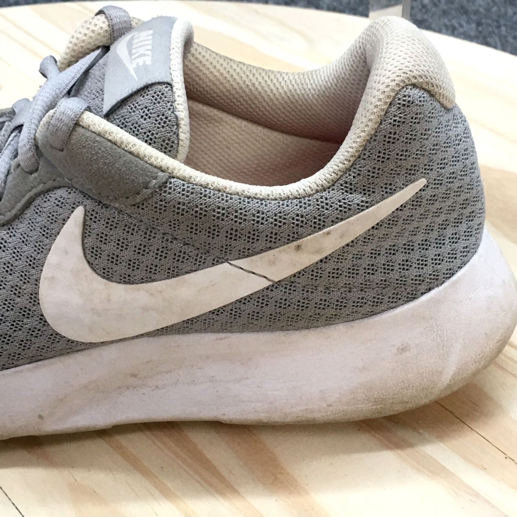 Nike Nike Tanjun Sneaker Womens 7.5 Gray Casual Athletic Lace Up - Shoes Size US 8 / IT 38 - 4 Thumbnail