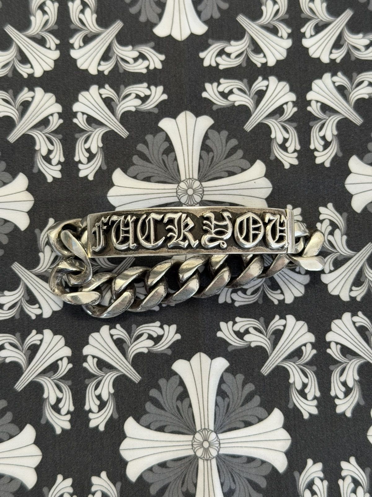 Chrome Hearts Chrome Hearts ‘Fuck You’ Bracelet Size ONE SIZE - 4 Thumbnail
