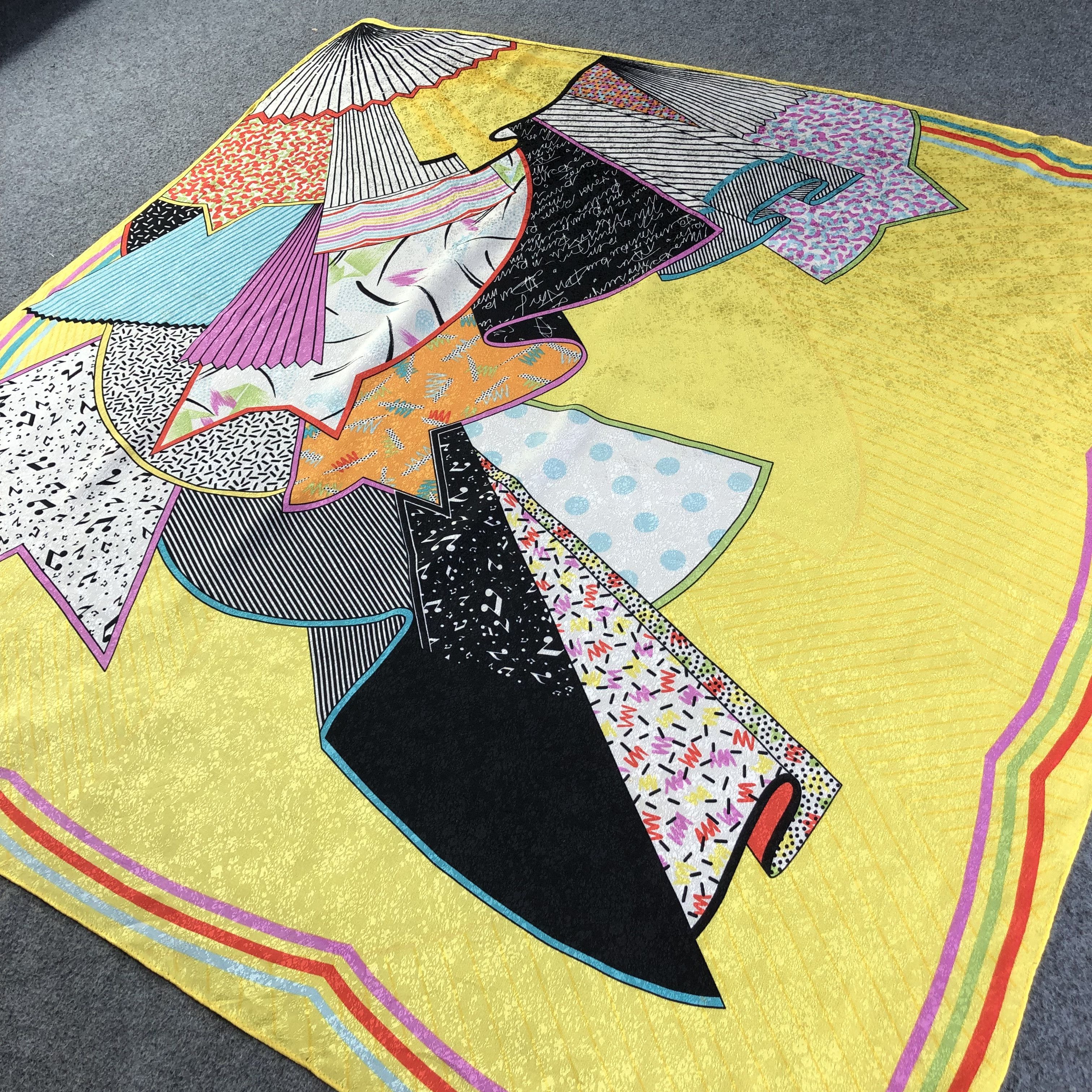 Louis Feraud Louis Feraud Luxury Silk Scarf M966 Size ONE SIZE - 2 Thumbnail